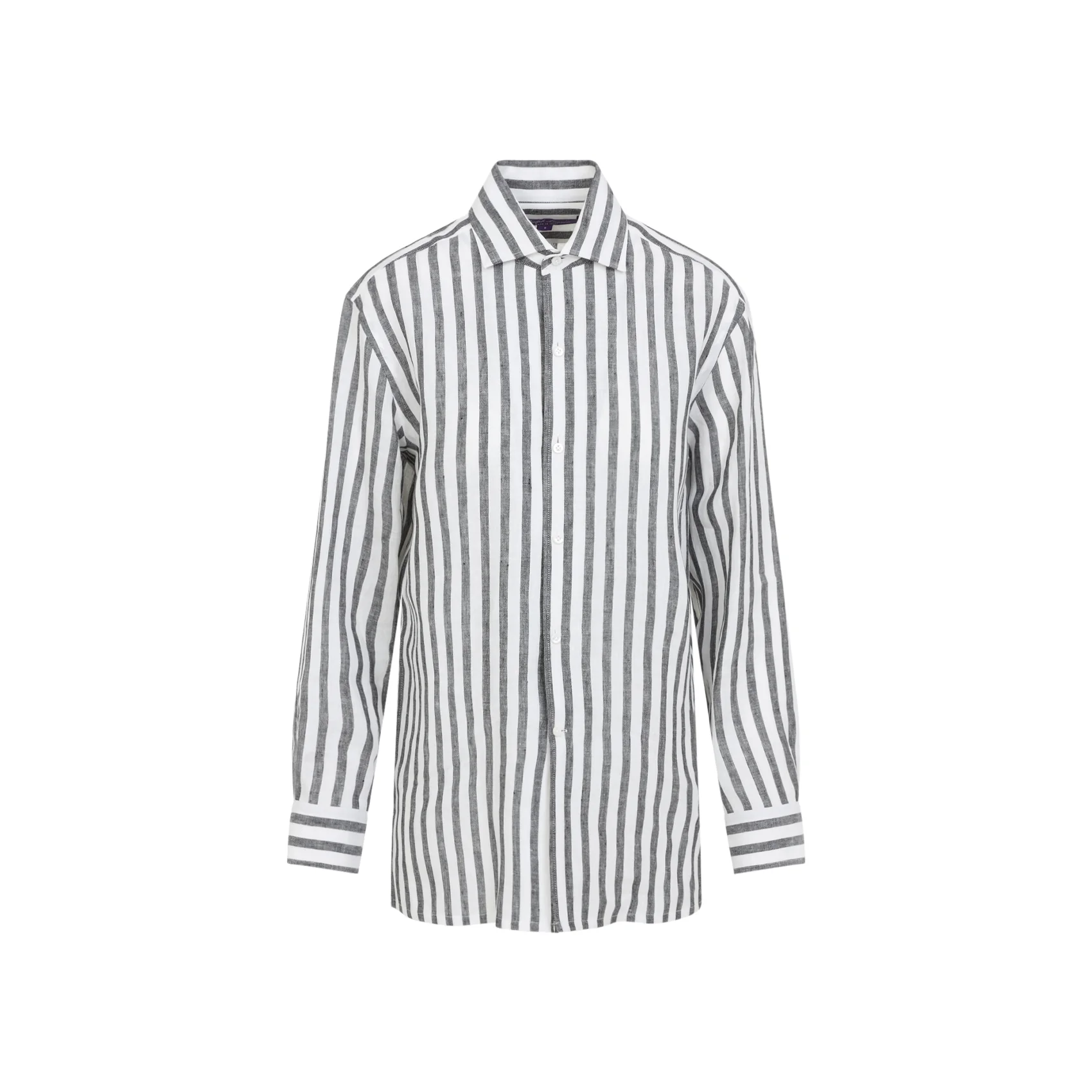 RALPH LAUREN COLLECTION Capri Striped Linen Shirt - Image 2