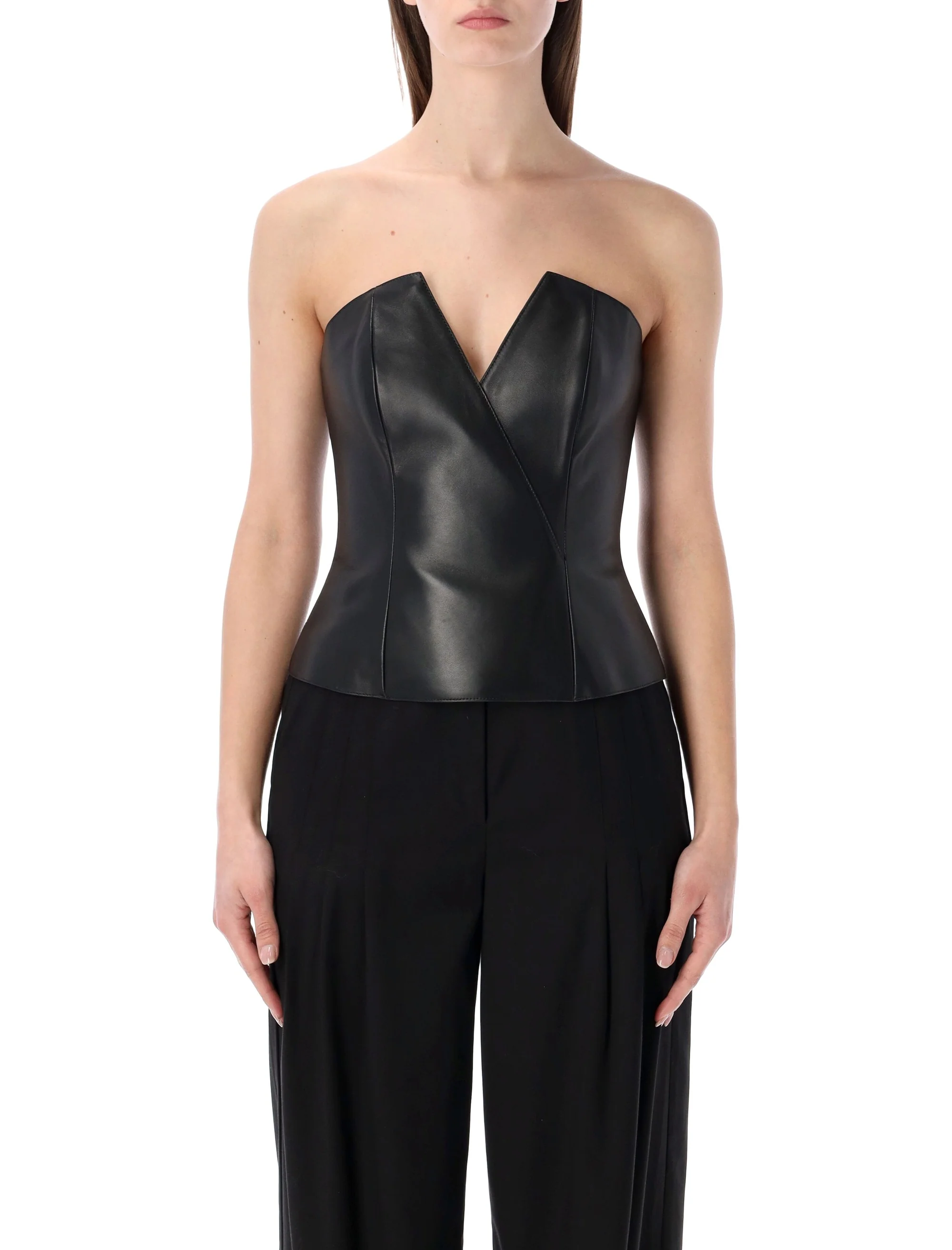 Ralph Lauren Harling Lambskin Bustier - Image 6