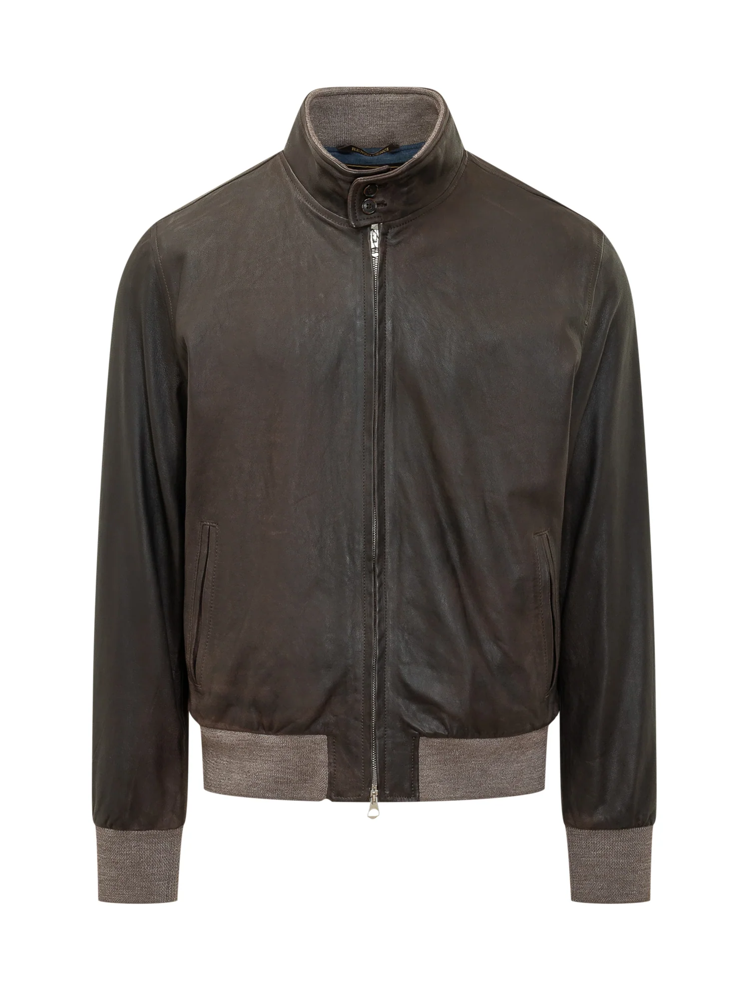Renzo Cenci Stylish Bomber Jacket with Alto Neck and Zip