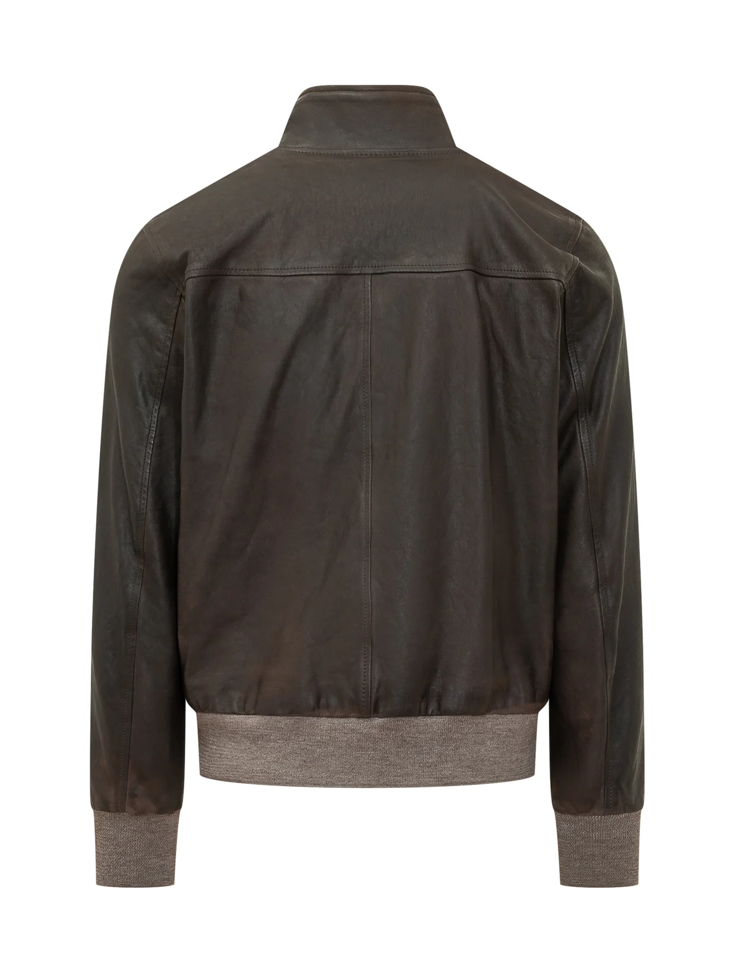 Renzo Cenci Stylish Bomber Jacket with Alto Neck and Zip - Image 2