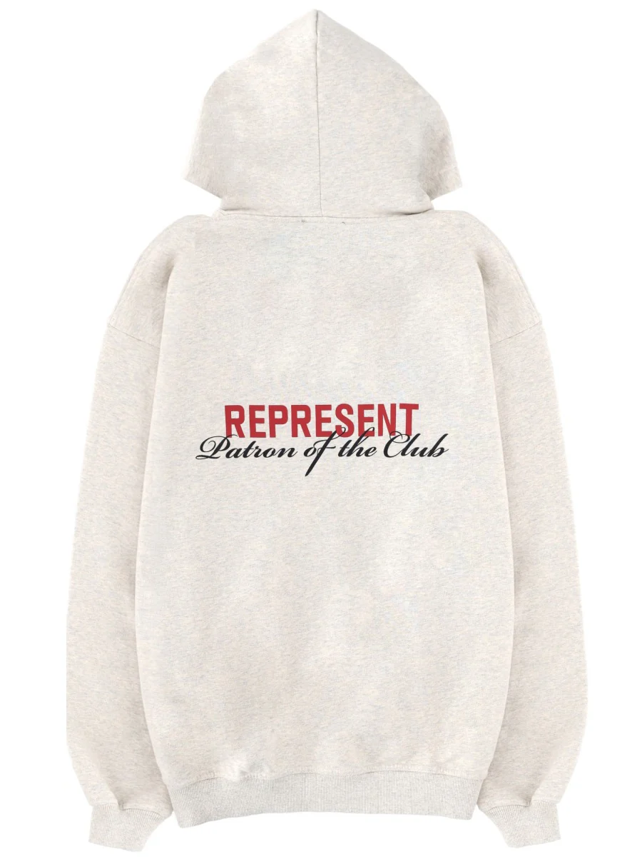 REPRESENT Cotton Hoodie with Logo - Image 2