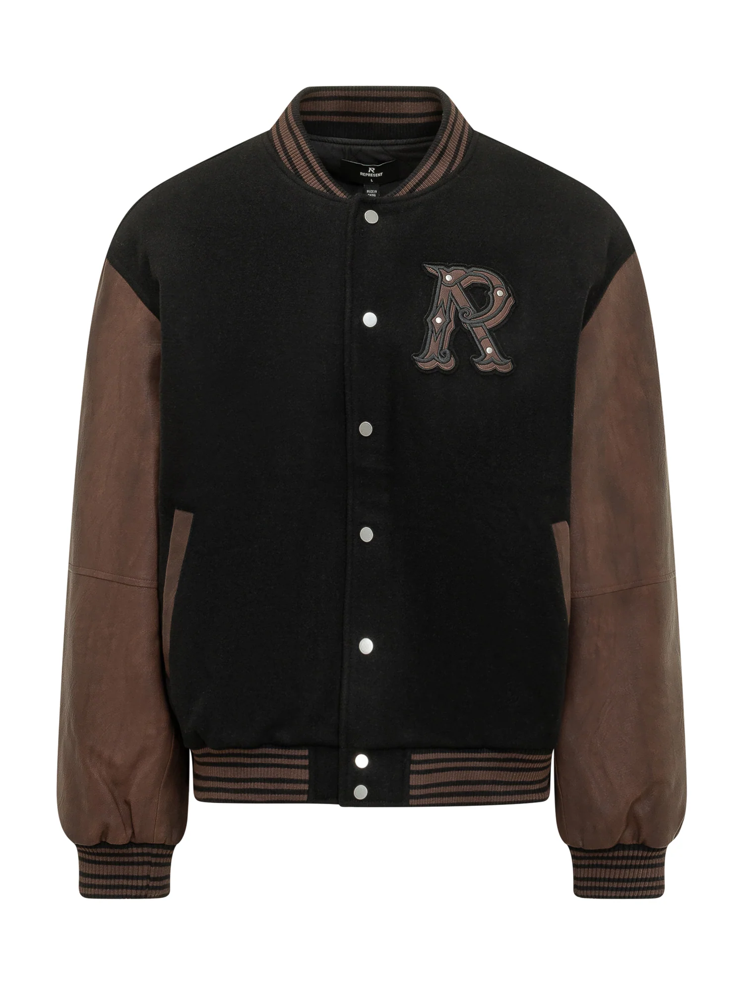 Represent Mini Oversized Jacket with Statement Sleeves