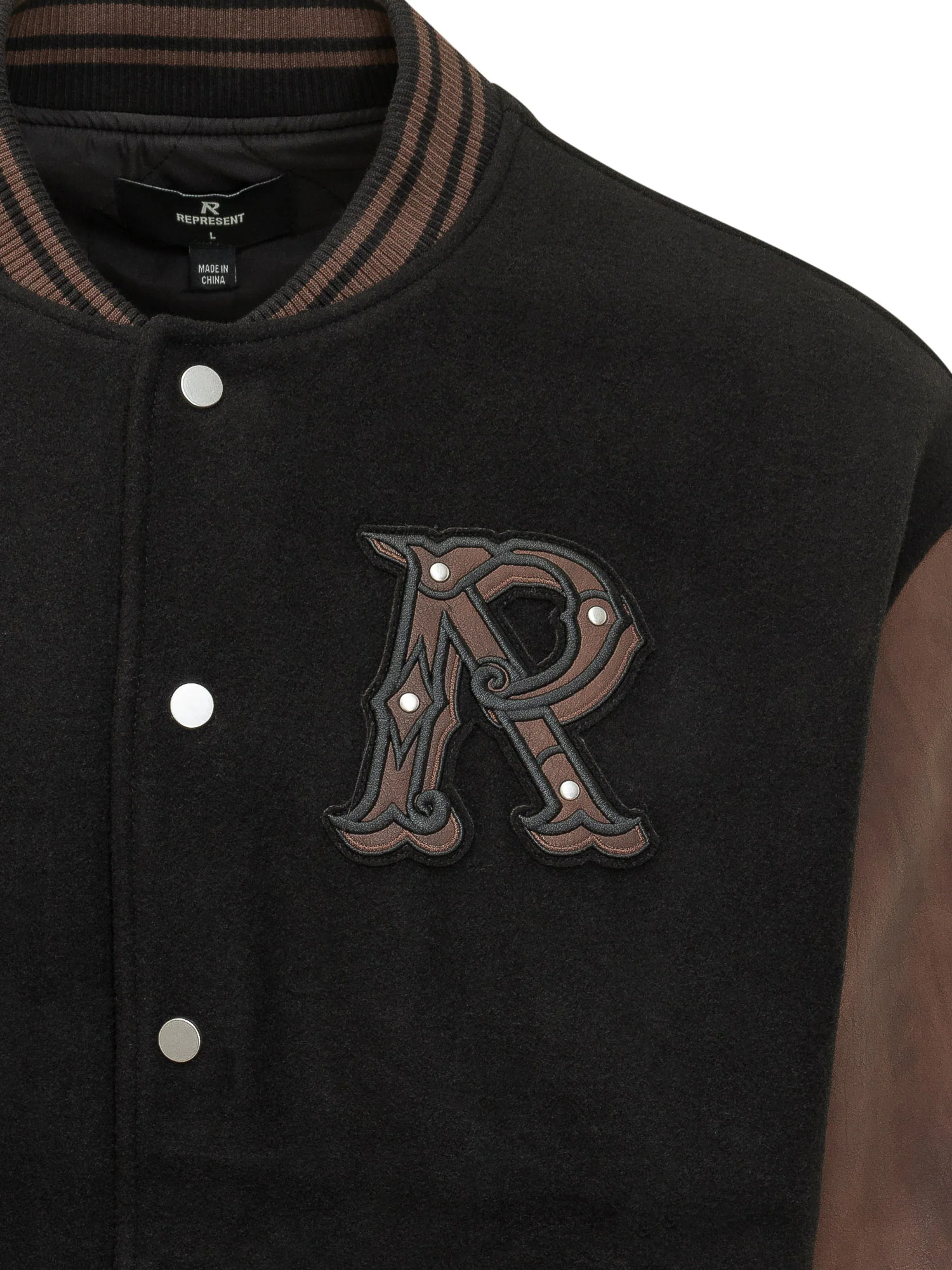 Represent Mini Oversized Jacket with Statement Sleeves - Image 4