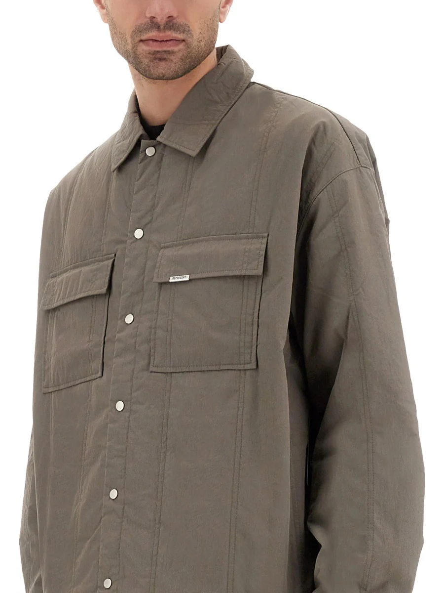 REPRESENT Quilted Overshirt - Image 4