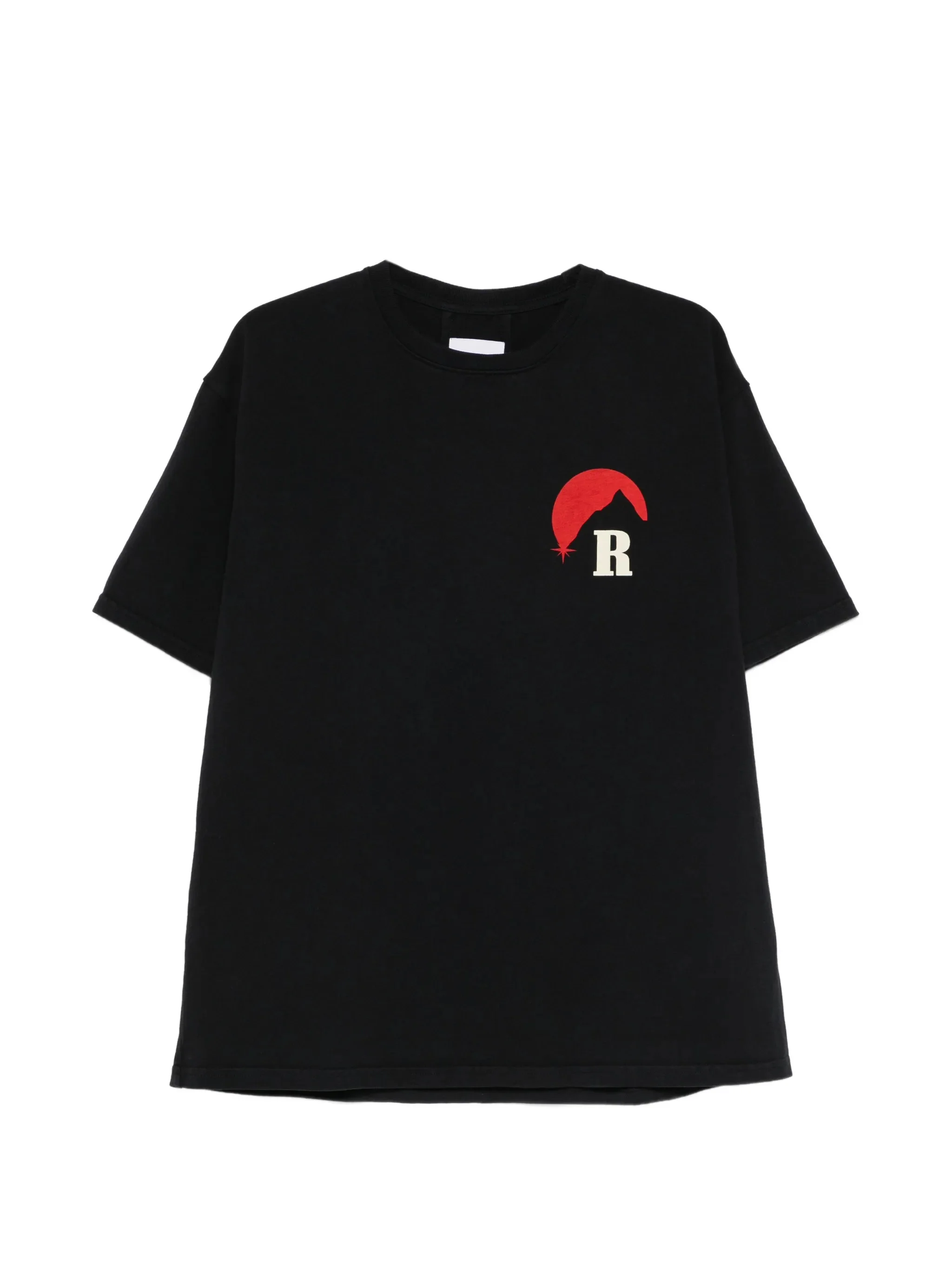 Rhude Casual Cotton Tee with Bold Print - Size M