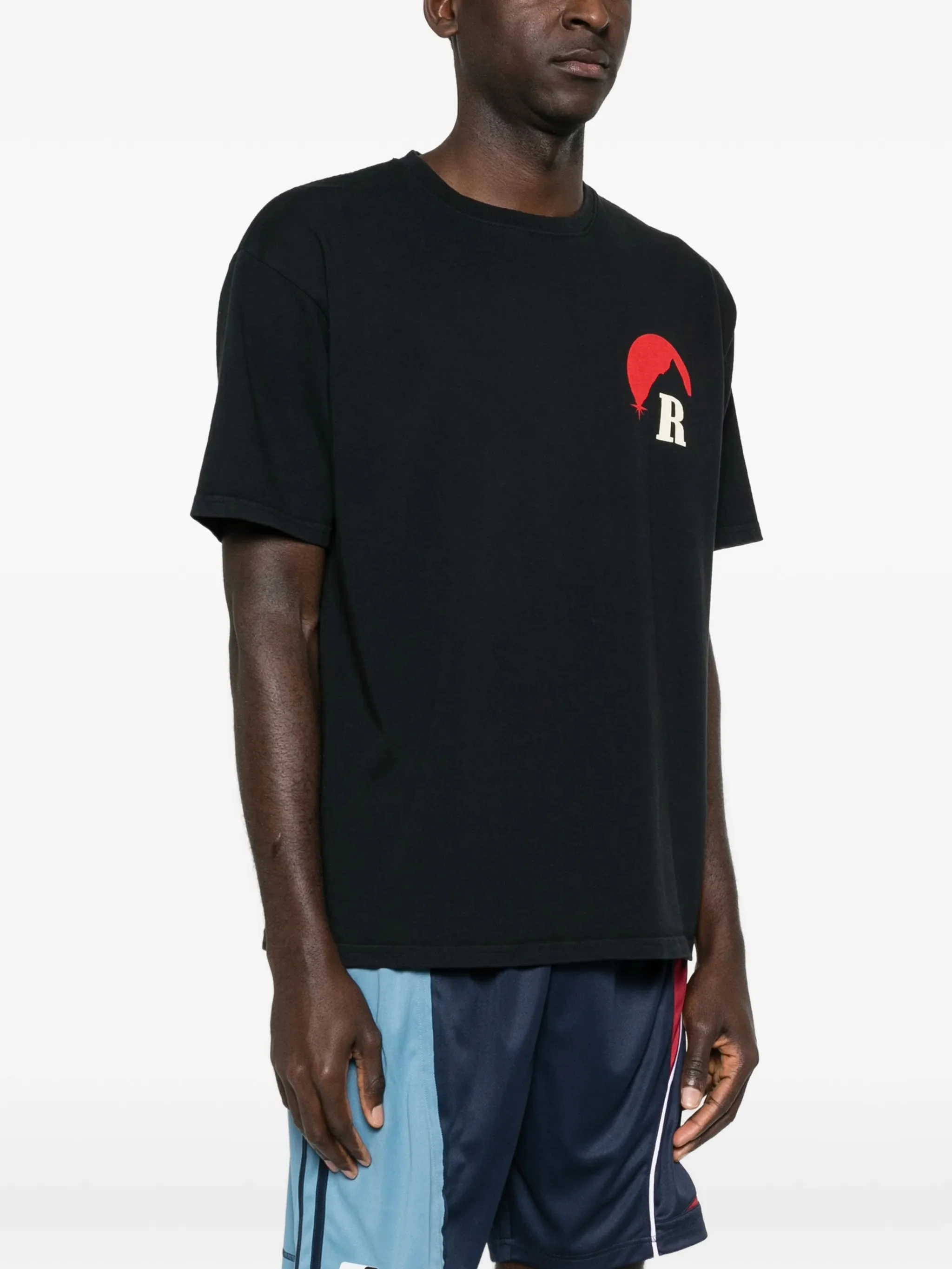 Rhude Casual Cotton Tee with Bold Print - Size M - Image 4
