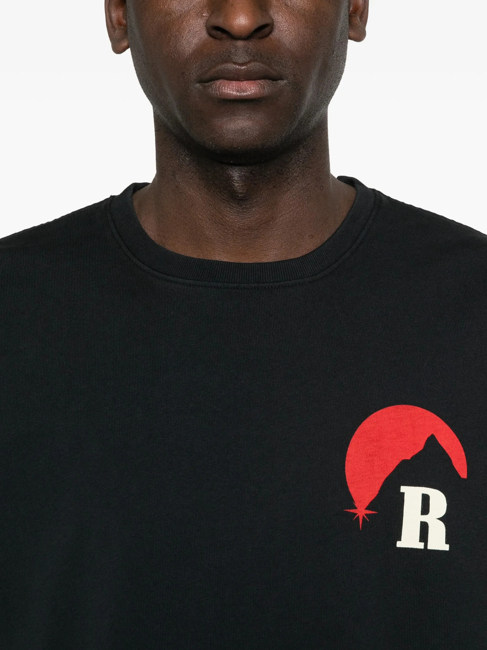 Rhude Casual Cotton Tee with Bold Print - Size M - Image 5