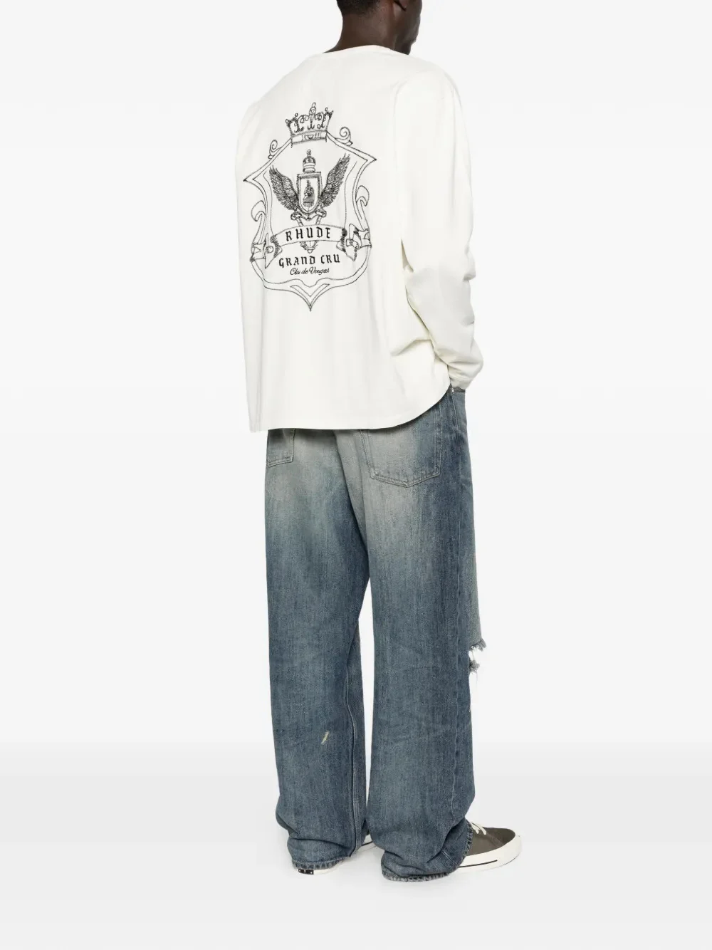 Rhude Casual Long Sleeve T-Shirt in Medium - Image 2
