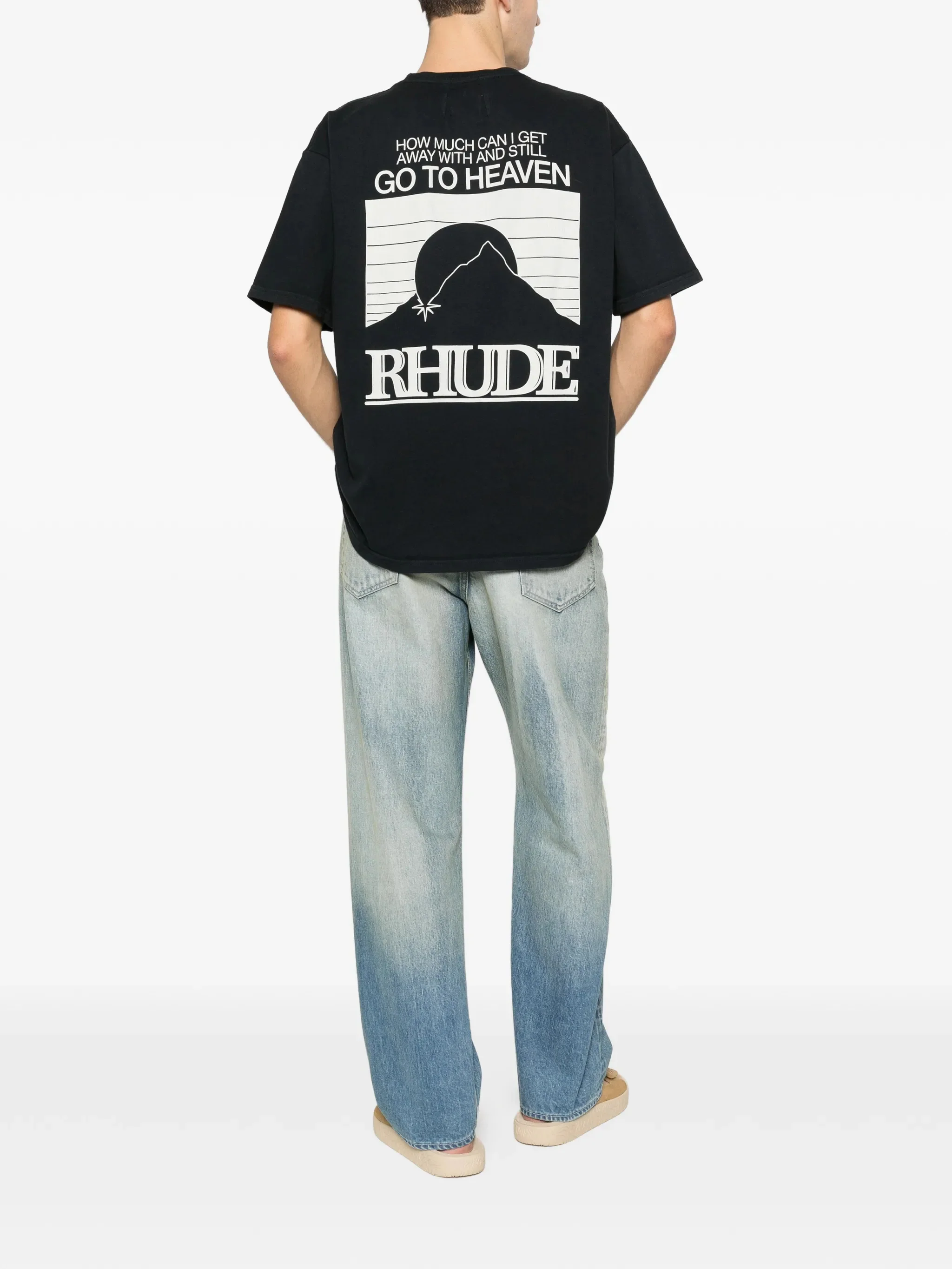 Rhude Chest Logo Print Short Sleeve T-Shirt - Size M - Image 2