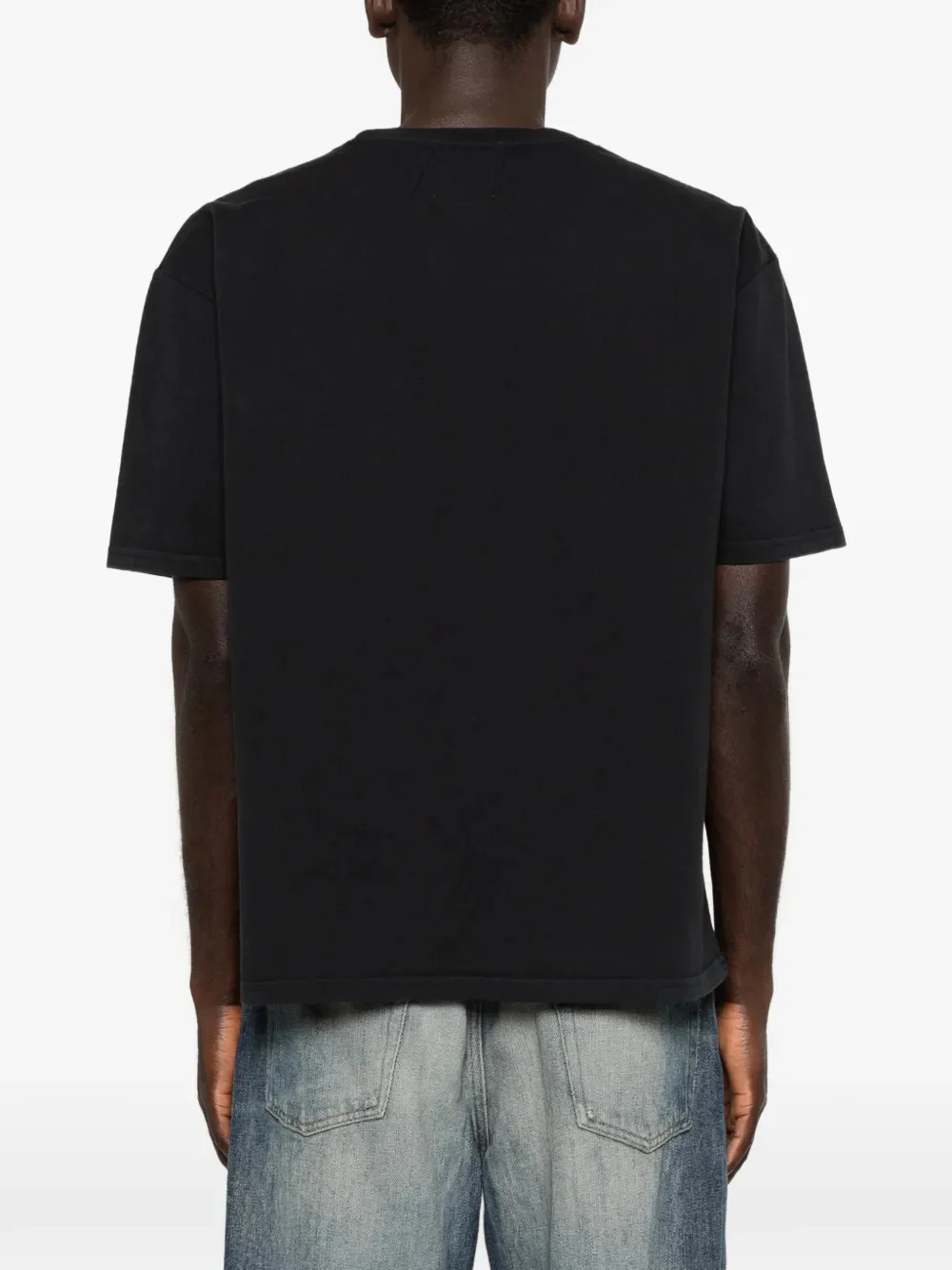 Rhude Cotton Graphic Tee with Printed Front Panel - Size M - Image 4
