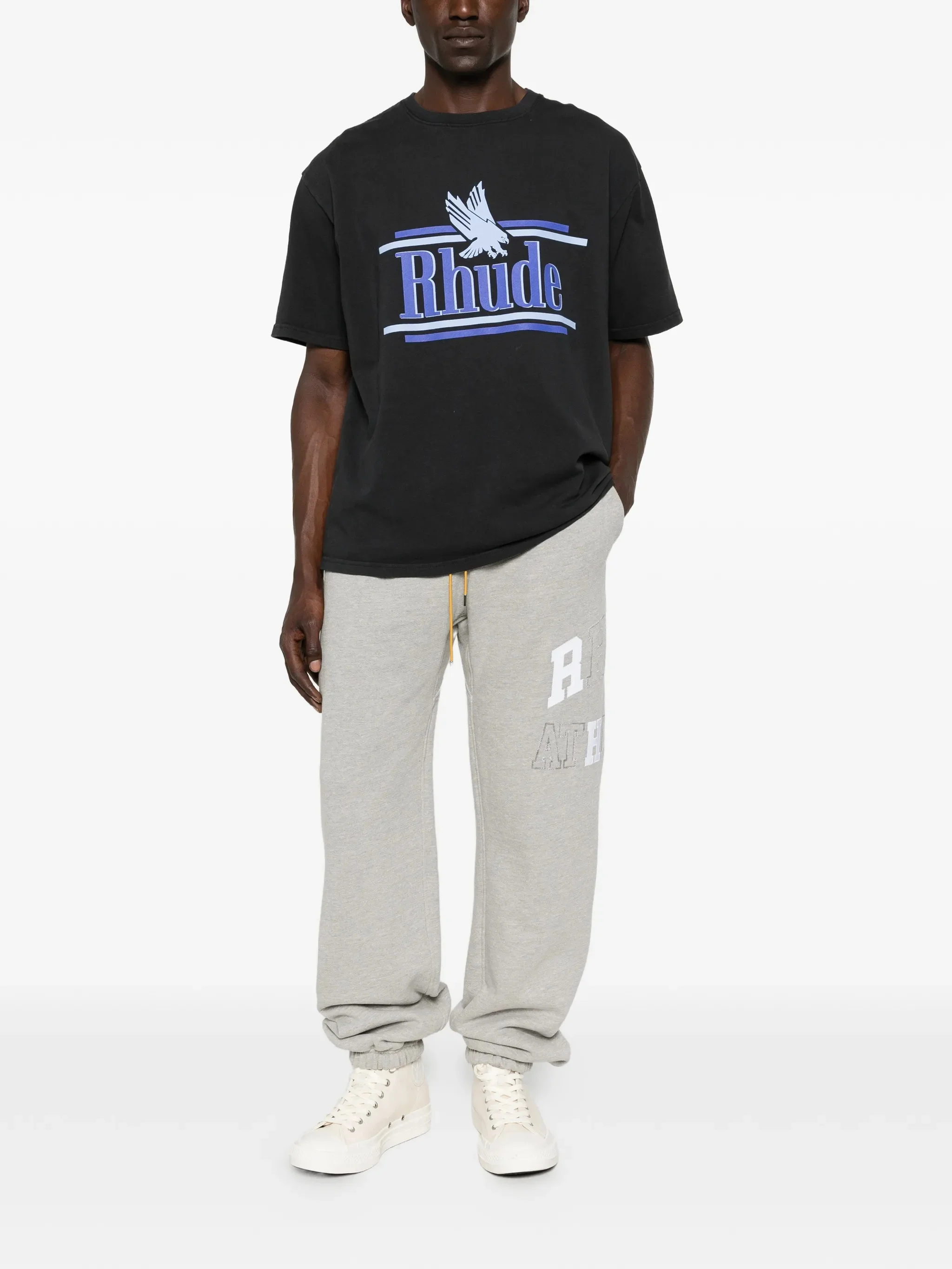Rhude Medium-weight Cotton Crew Neck T-shirt - Image 2