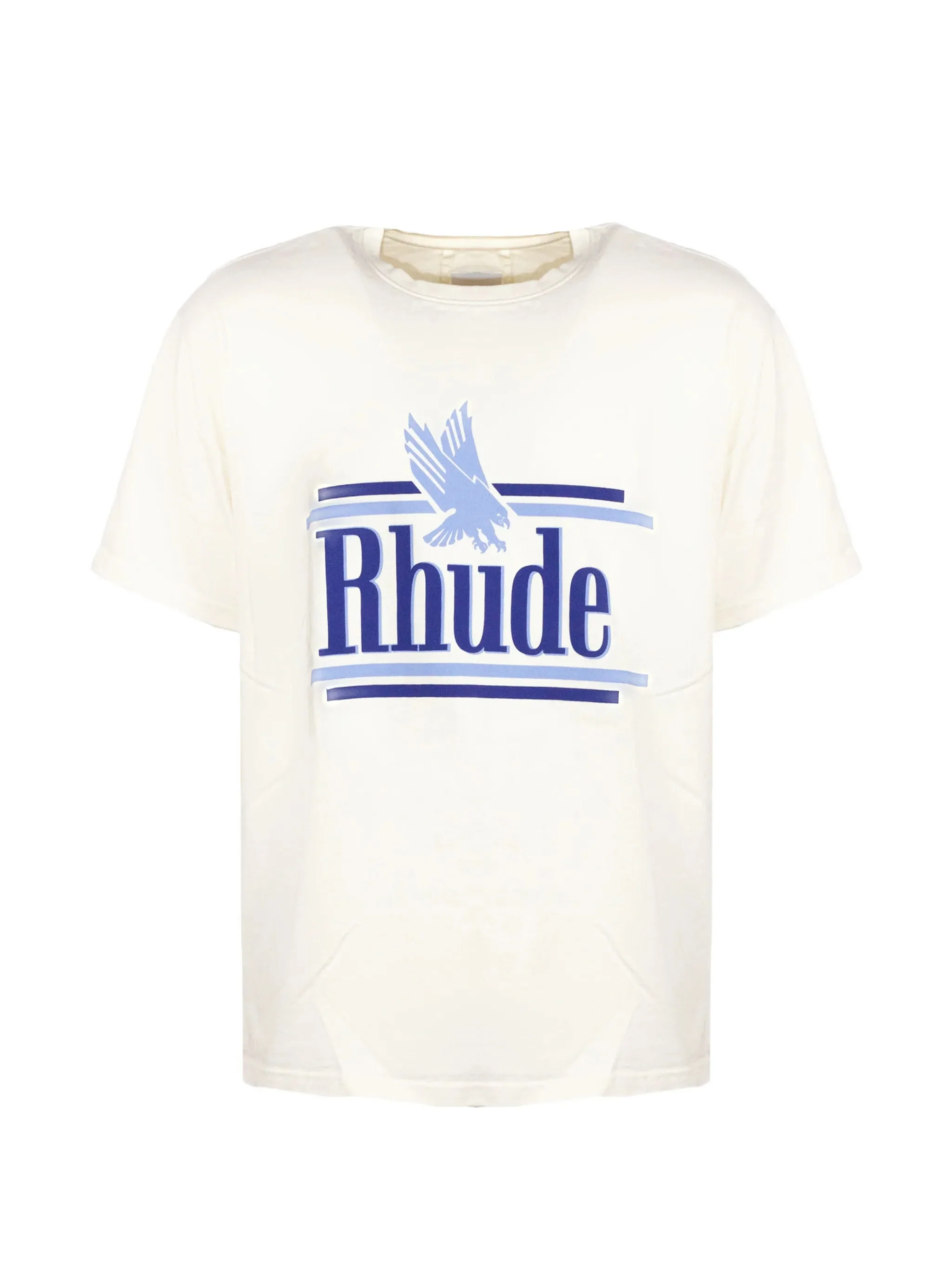 Rhude Medium-weight Cotton Front Print T-Shirt