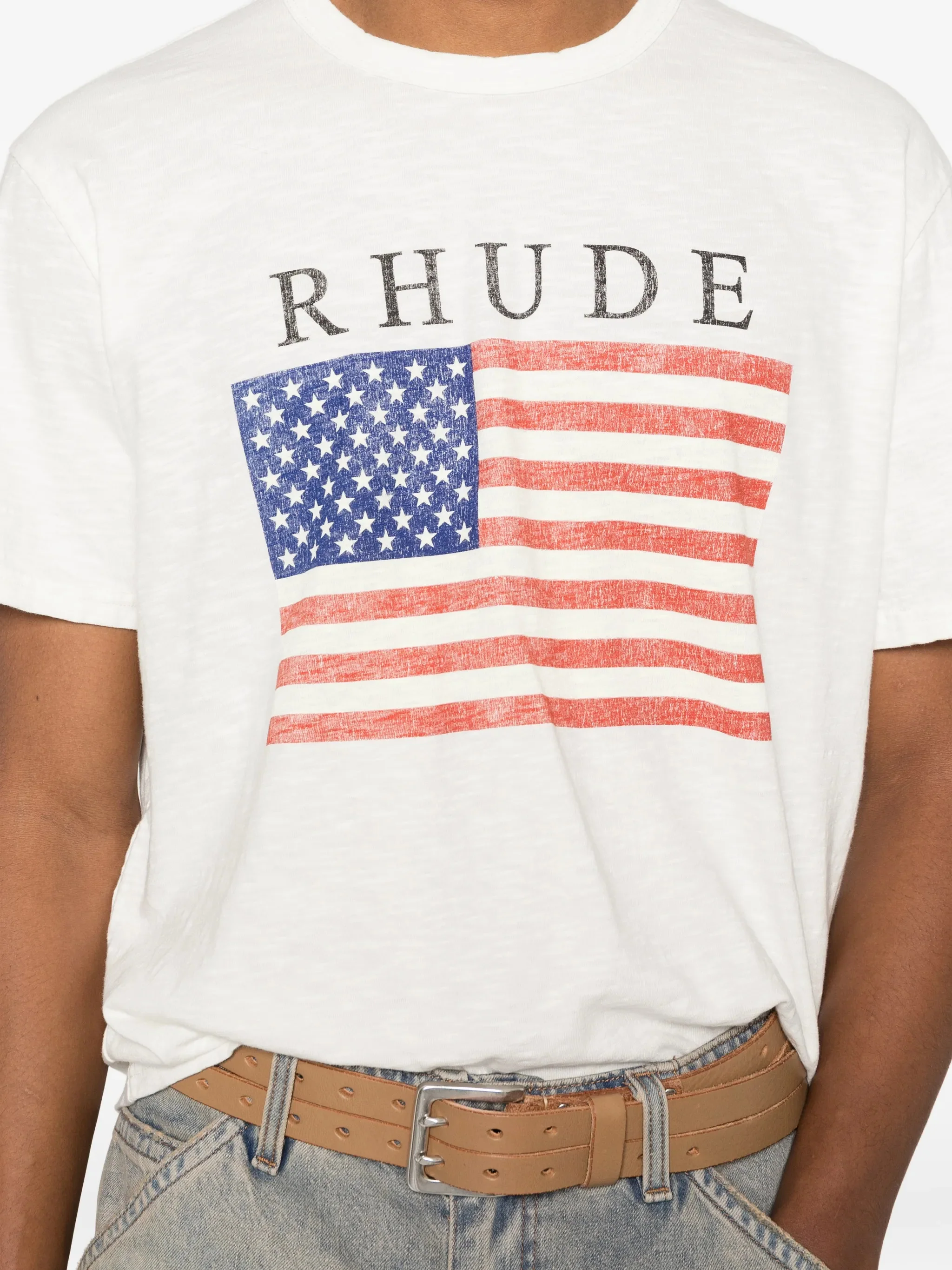 Rhude Men's Slub Tee - SS26 Collection - Image 5