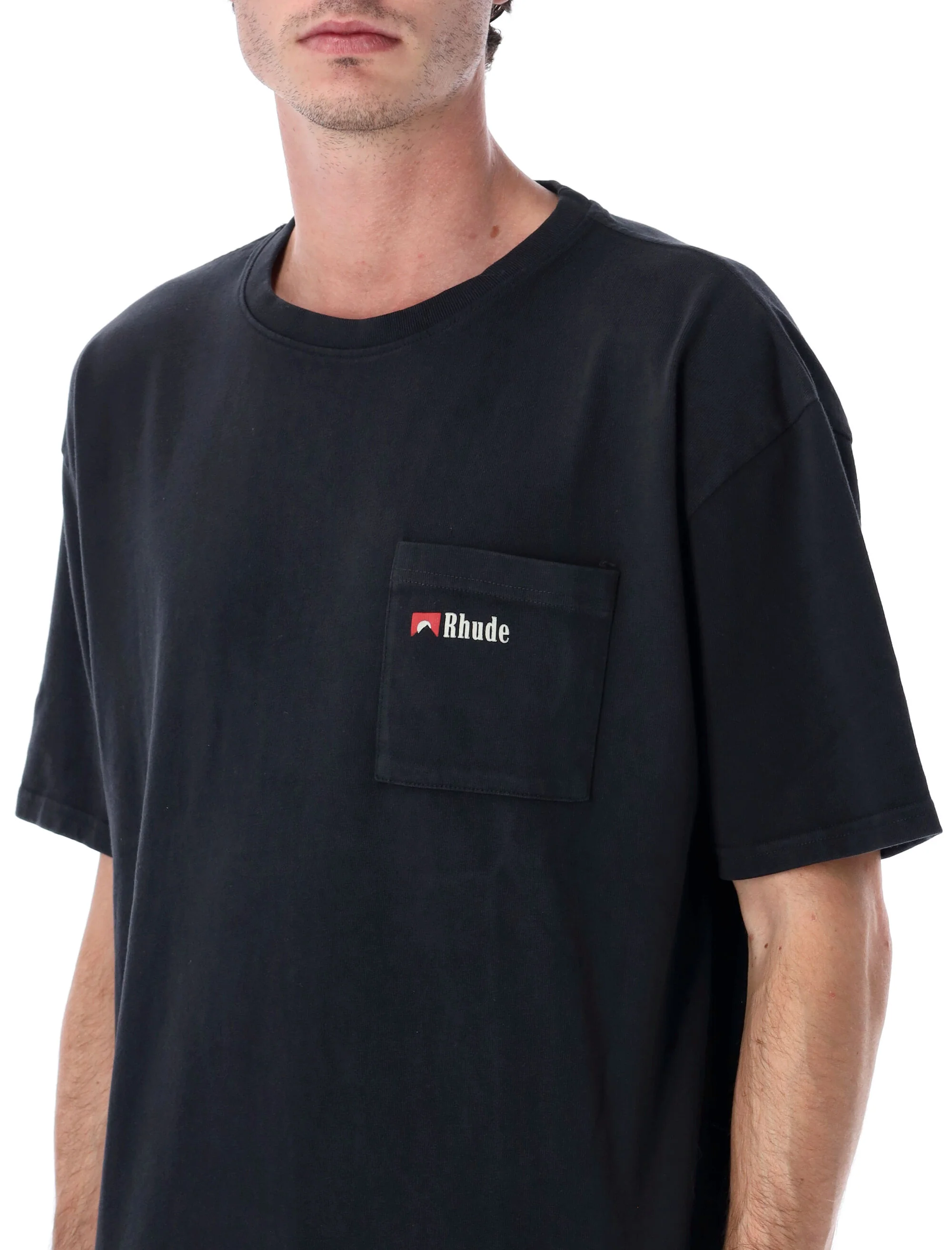 Rhude Moonlight Wolf Pocket Tee - Size L - Image 3