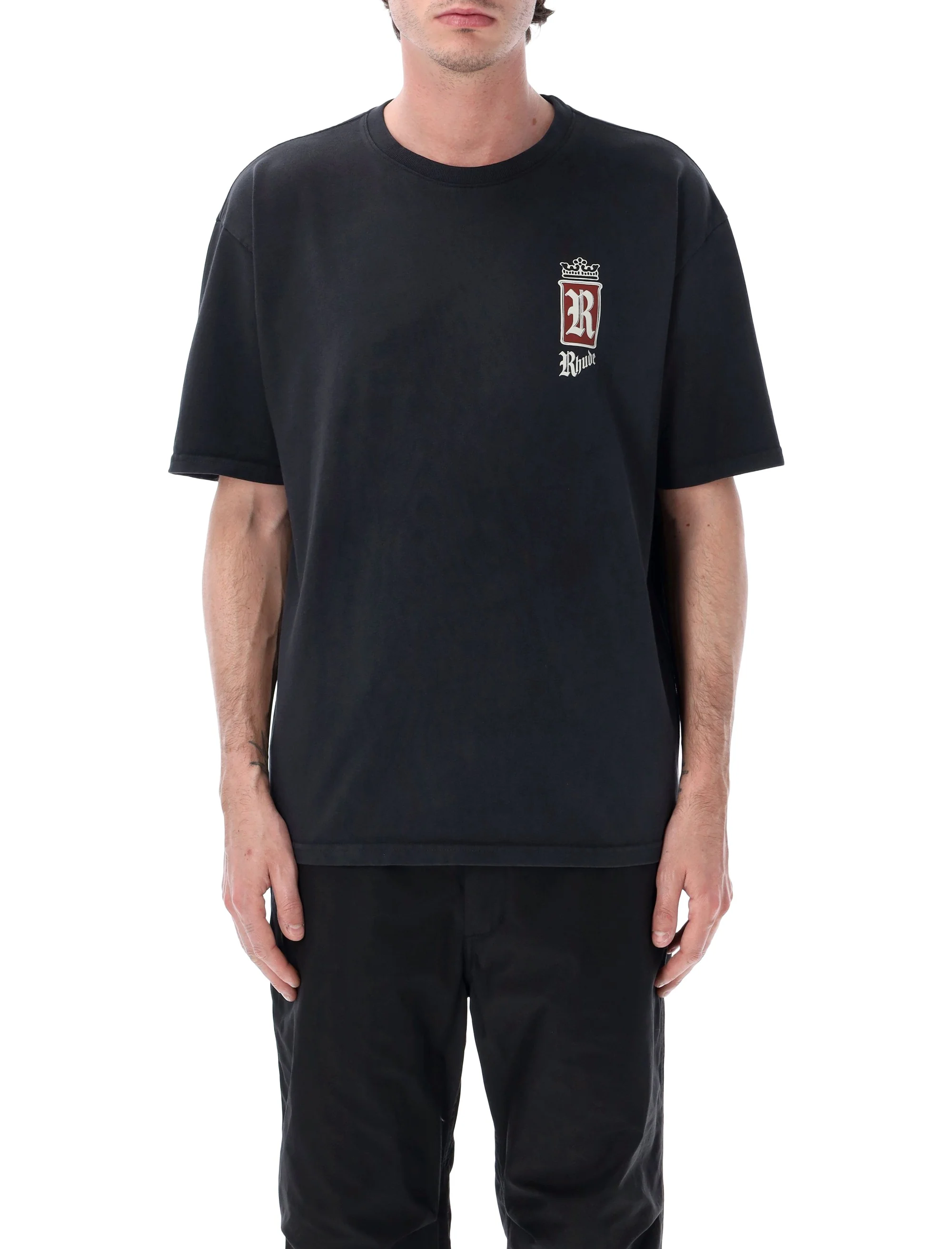 Rhude Vintage Black Mini T-Shirt for Men
