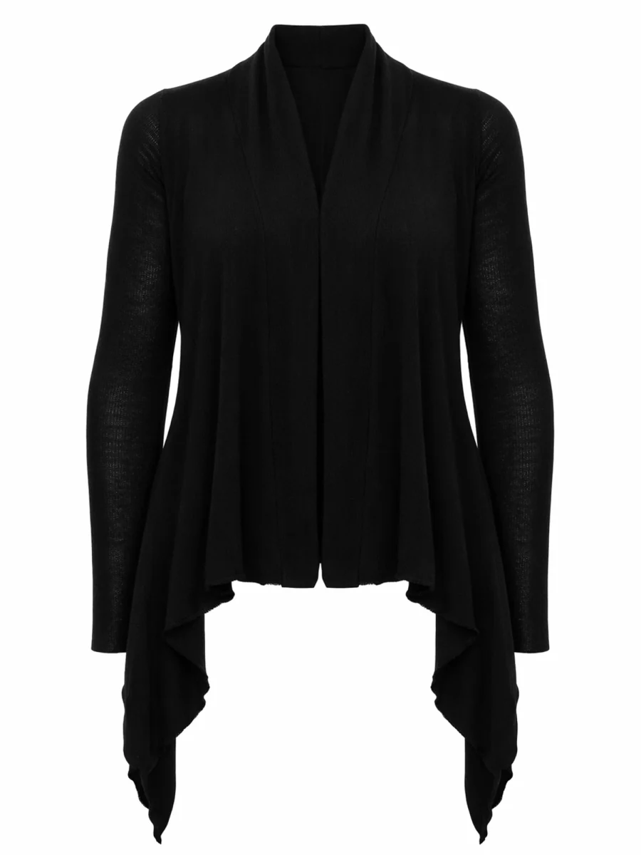 RICK OWENS Asymmetric Draped Cardigan - Image 2