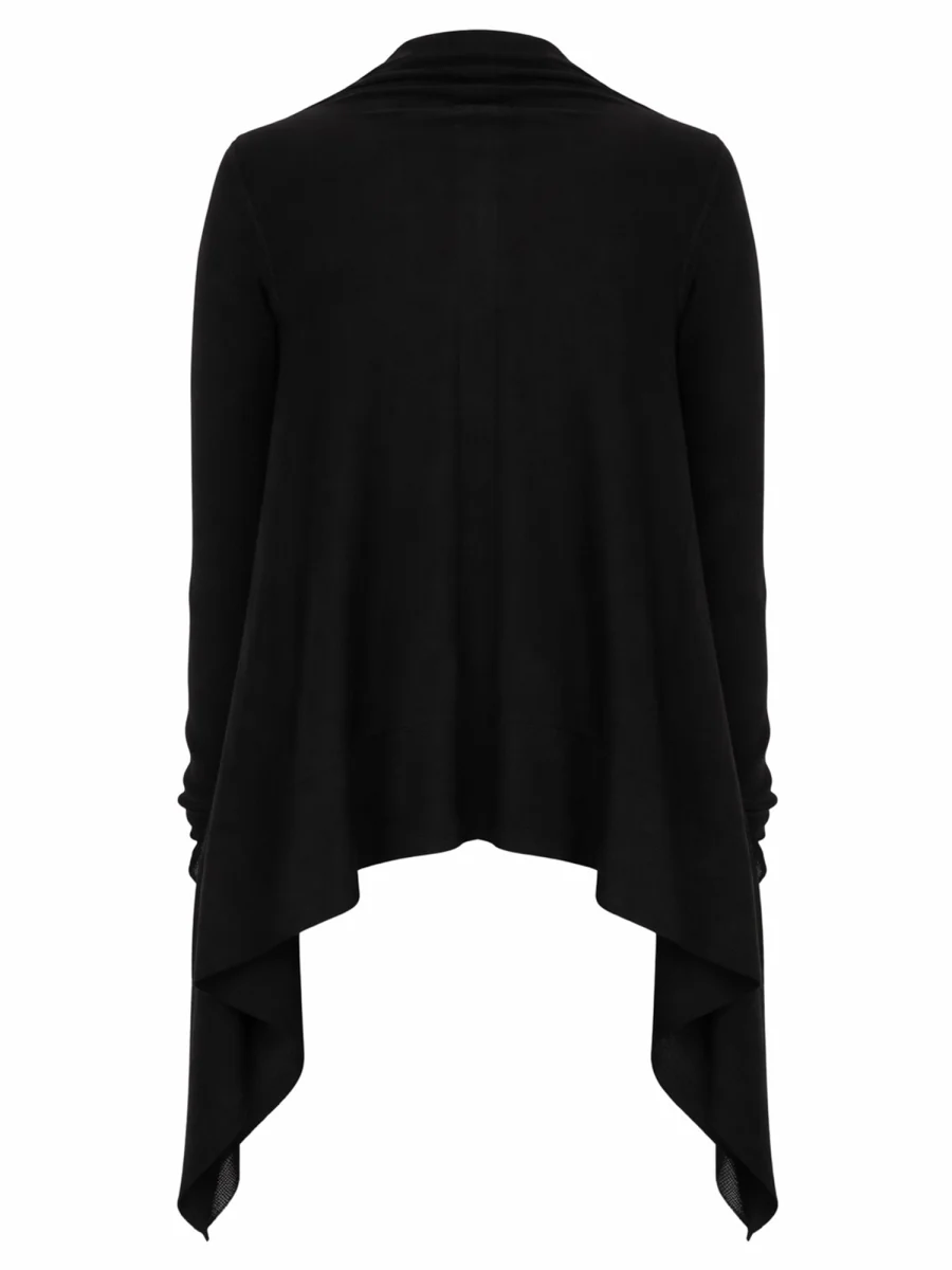 RICK OWENS Asymmetric Draped Cardigan - Image 3