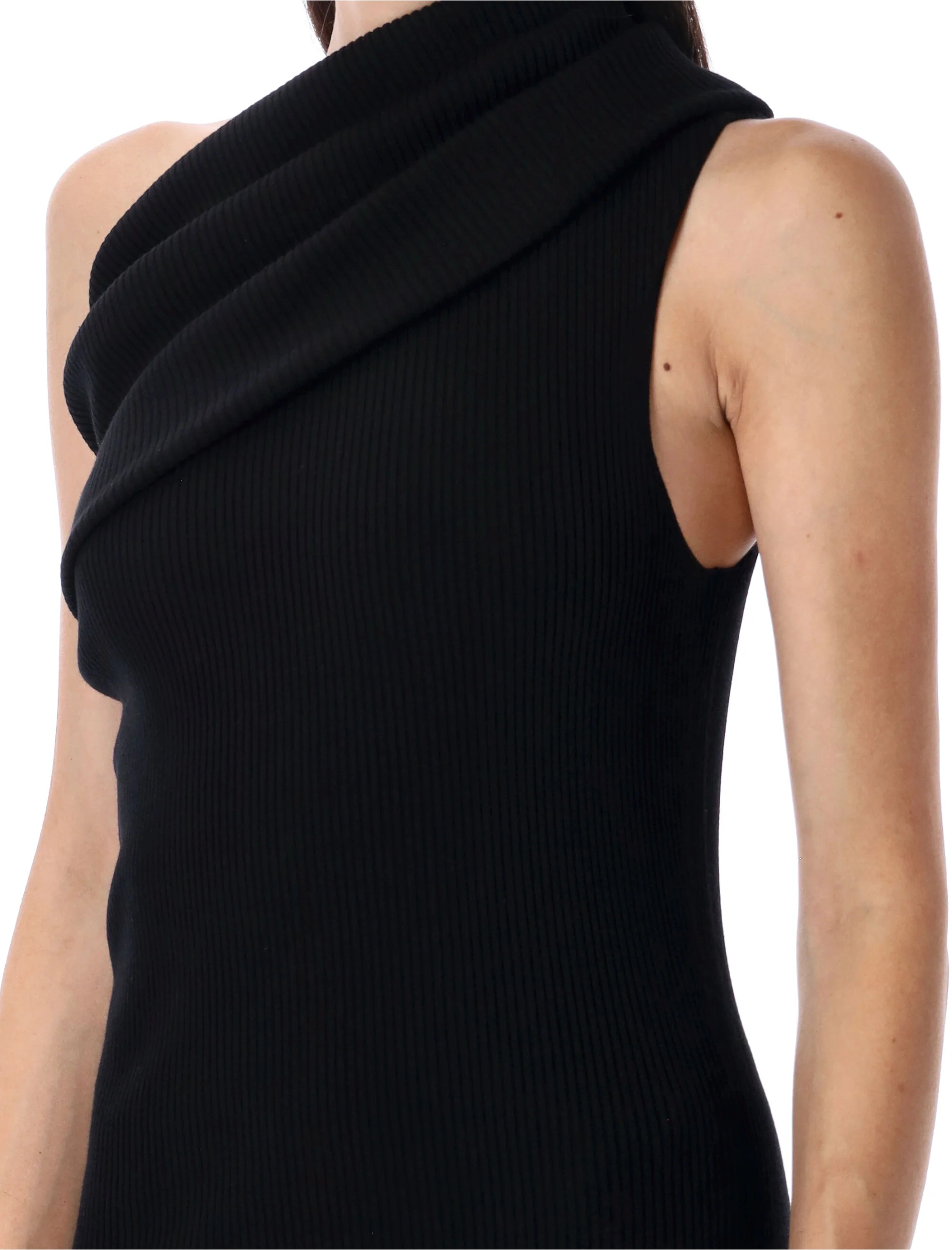 Rick Owens Athena Dress Compact Rib Knit - Image 3
