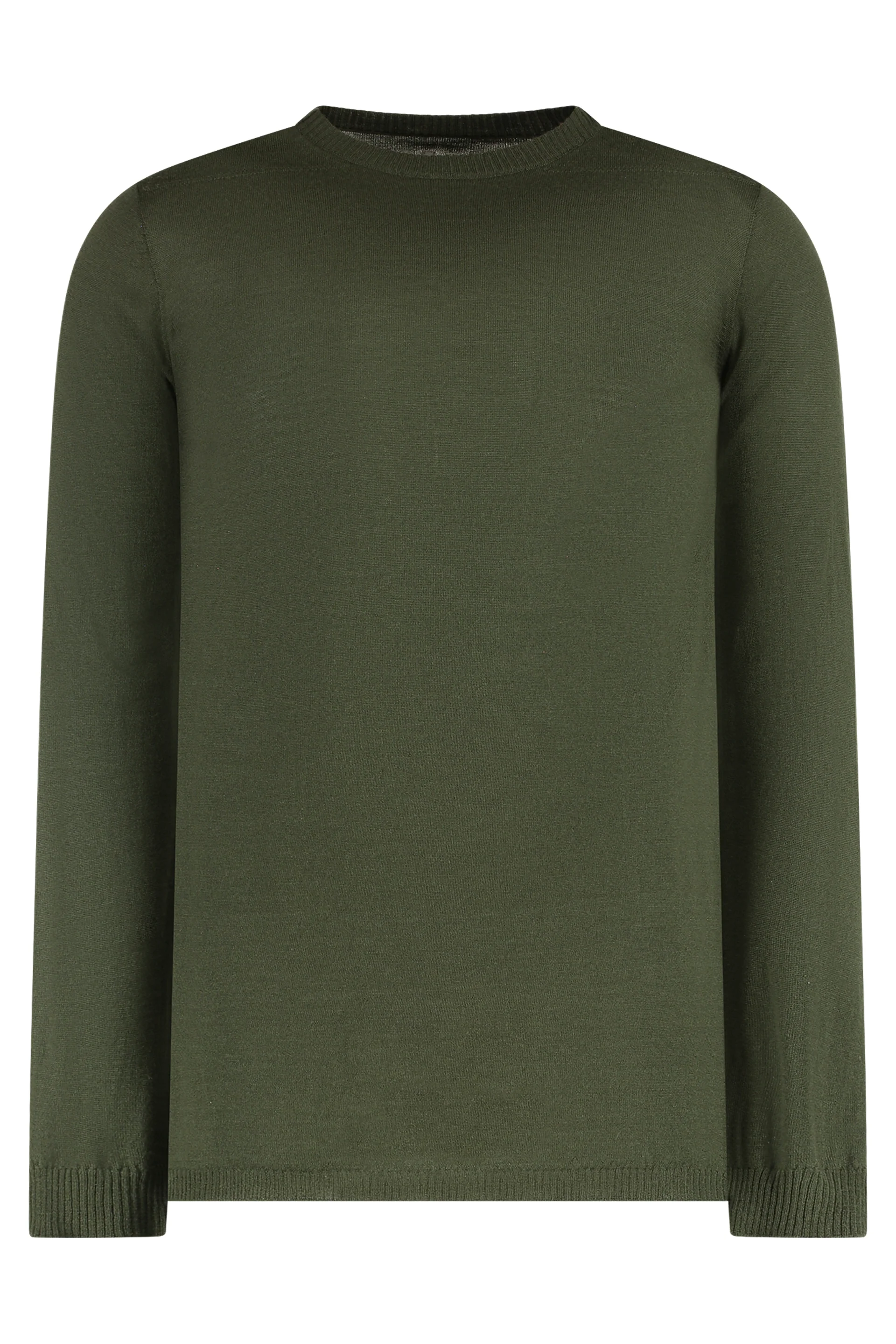 RICK OWENS Biker Level Round Neck Knit Sweater - Image 3