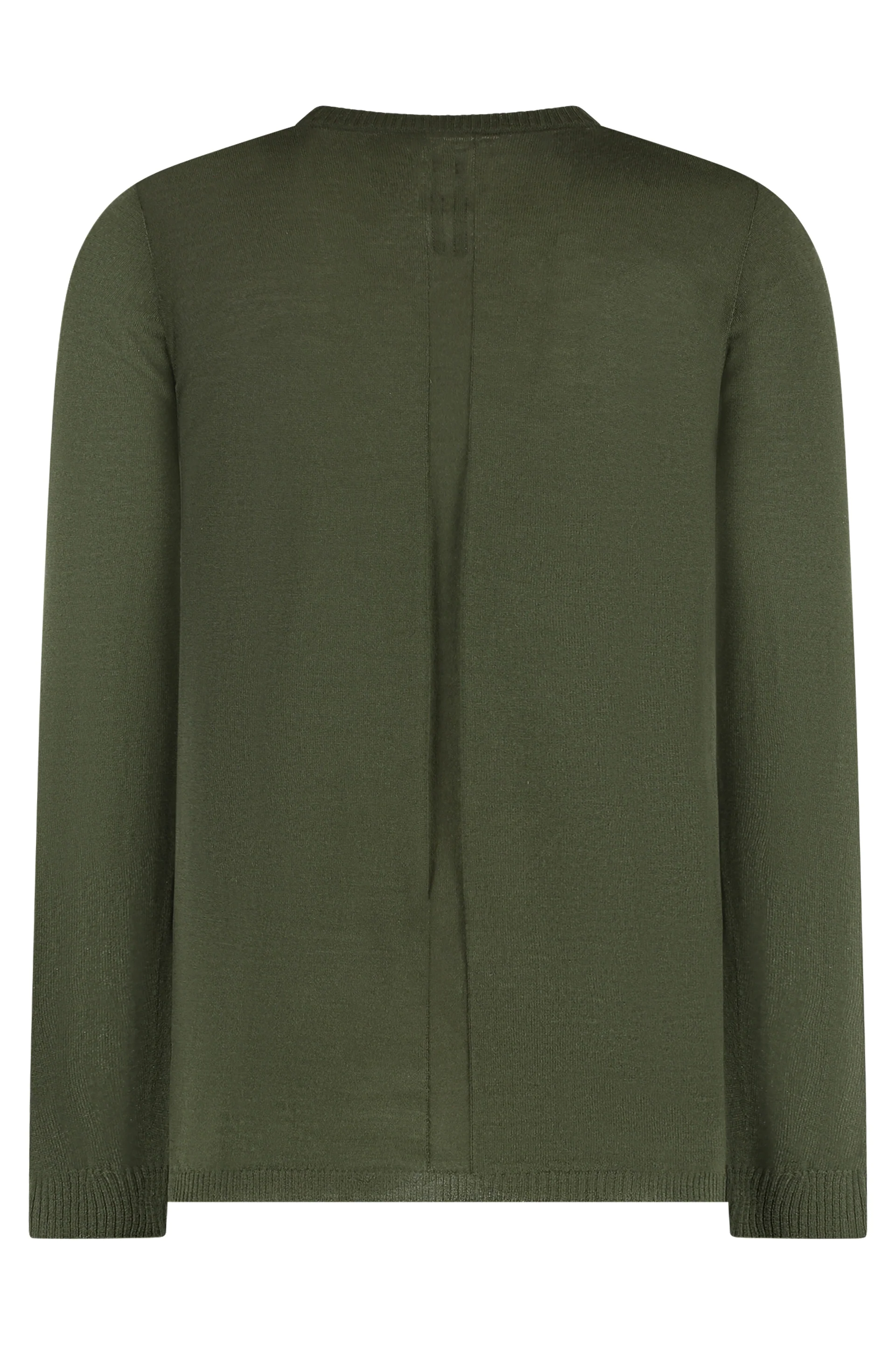 RICK OWENS Biker Level Round Neck Knit Sweater - Image 4