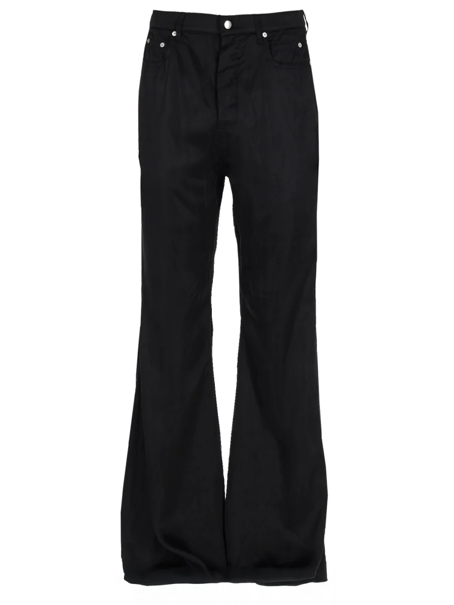 RICK OWENS Bolan Bootcut Trousers in Cotton Blend Man