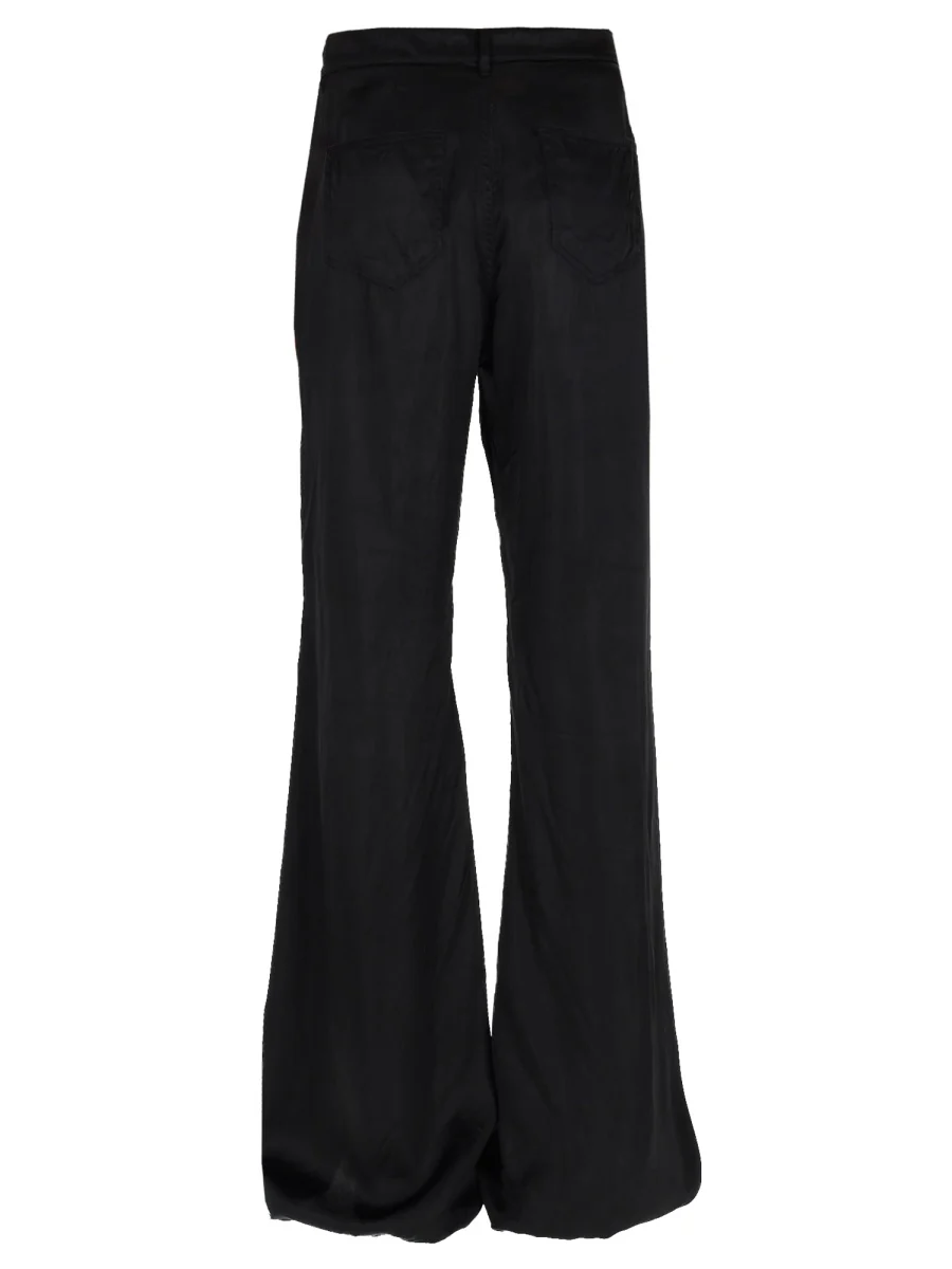 RICK OWENS Bolan Bootcut Trousers in Cotton Blend Man - Image 2
