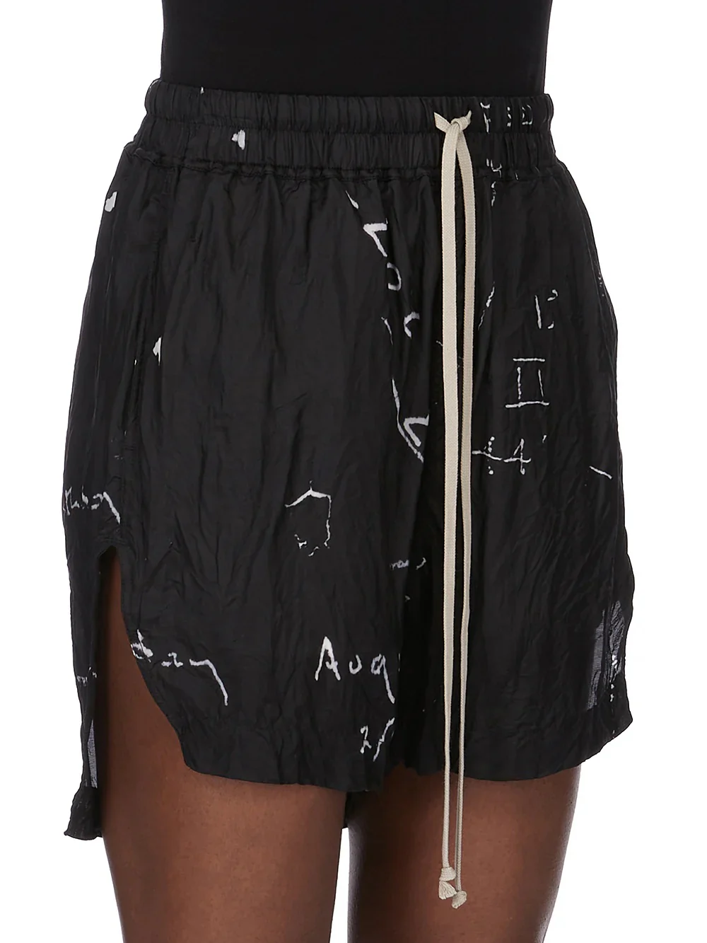 Rick Owens Boxer Shorts with Drawstring Waist and Slits - Image 5