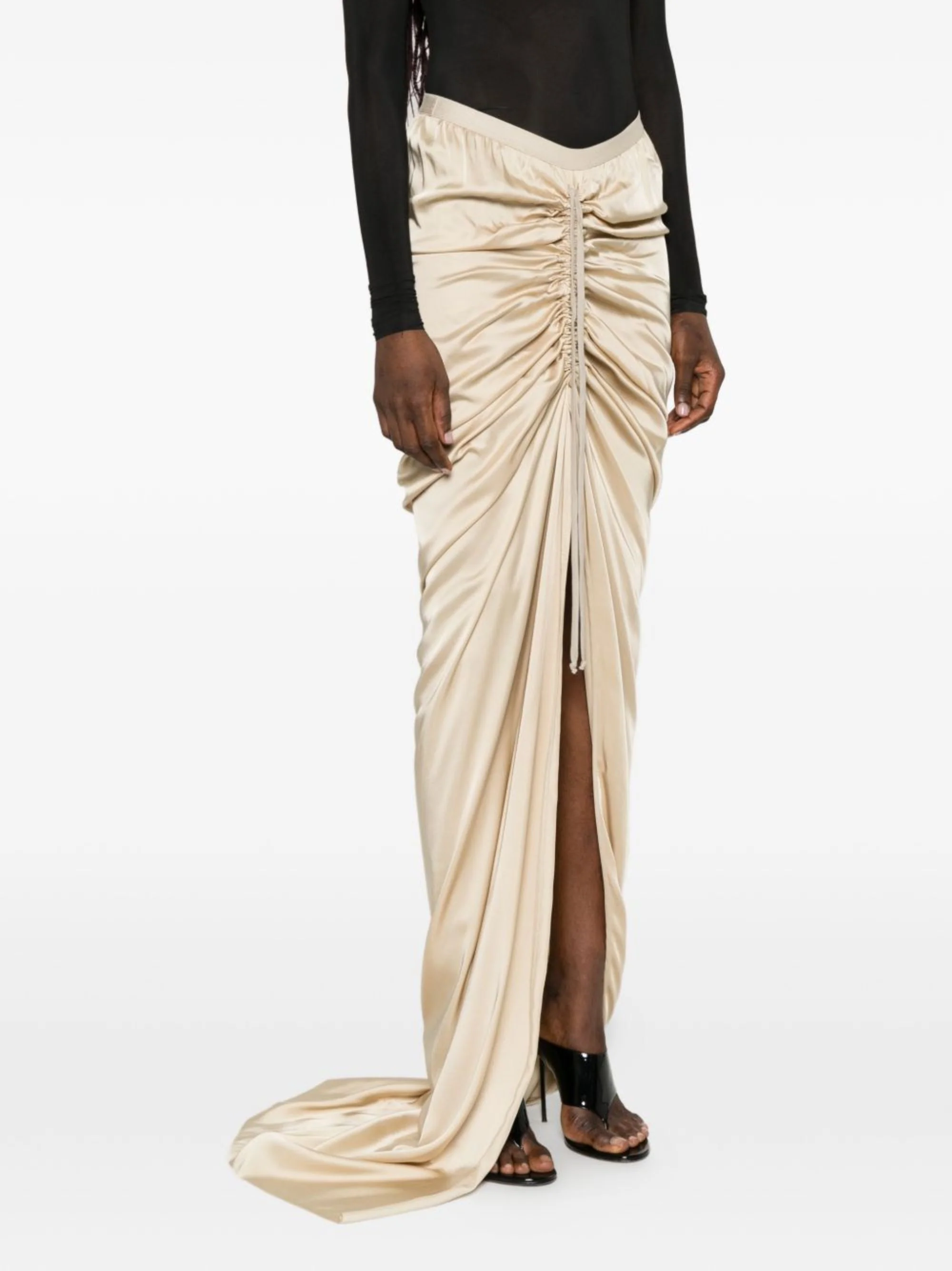 Rick Owens Breezy Mini Skirt for Women - SS26 Collection - Image 5