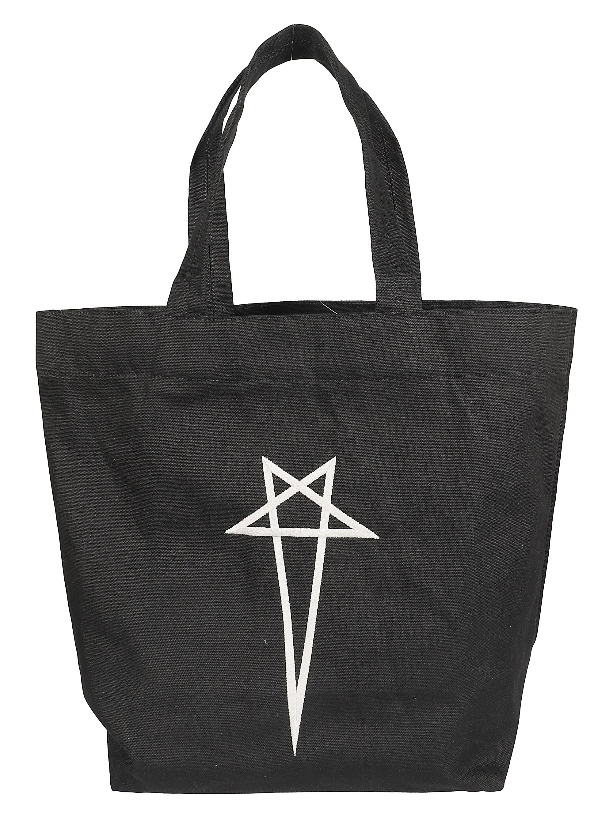 Rick Owens Canvas Handbag with Front Logo - Image 2
