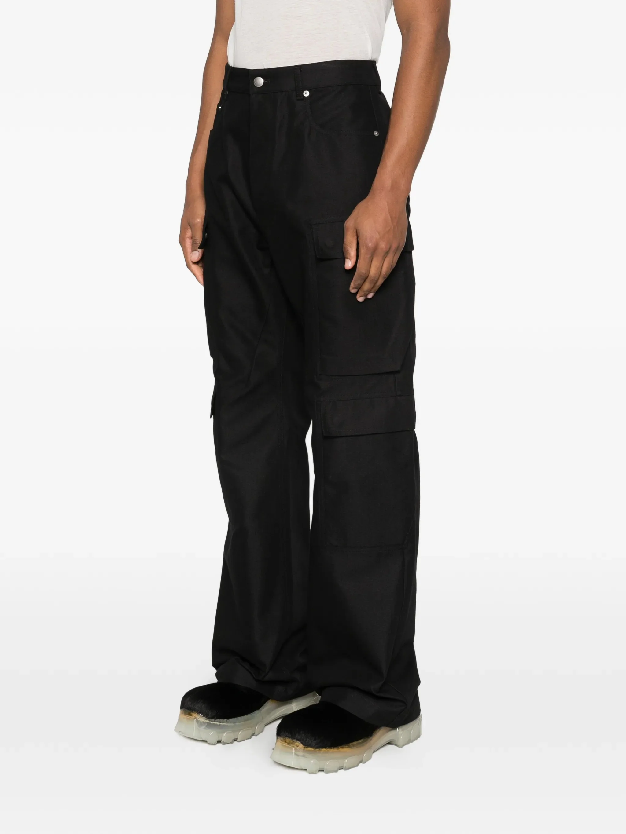Rick Owens Cargo Pocket Trousers Size 32 - Image 3