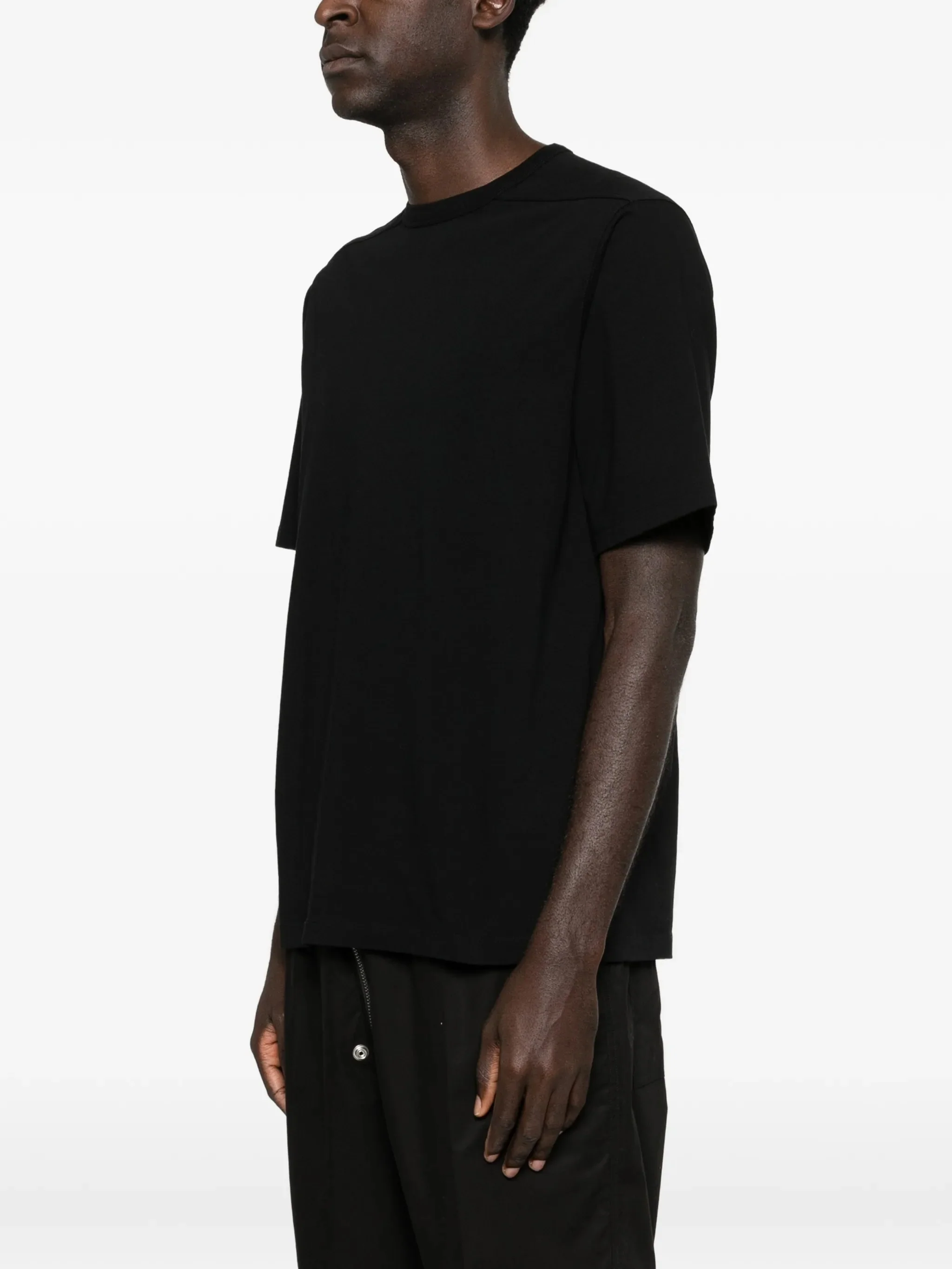 Rick Owens Casual Short Sleeve T-Shirt with CrETHEstanesedew Neck - Size S - Image 3