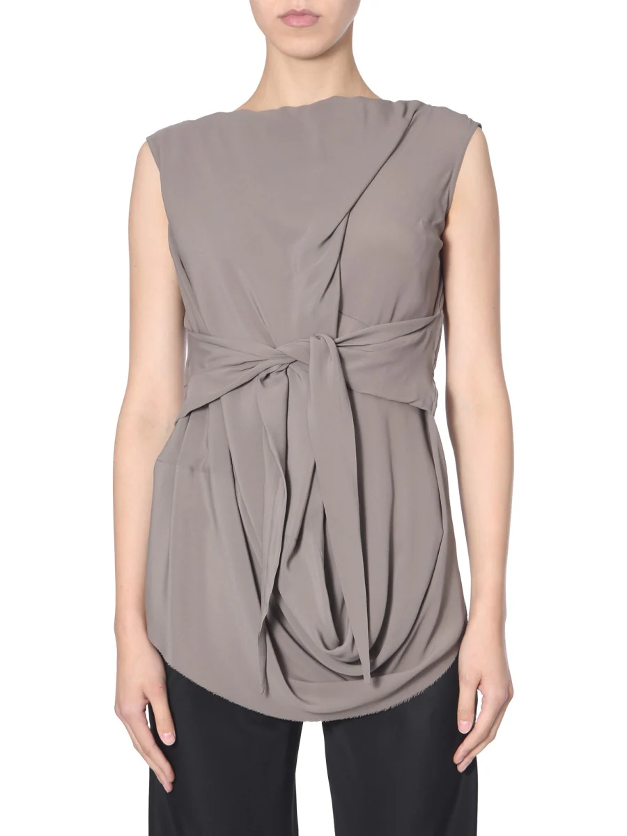 Rick Owens Draped and Knotted Mini Top