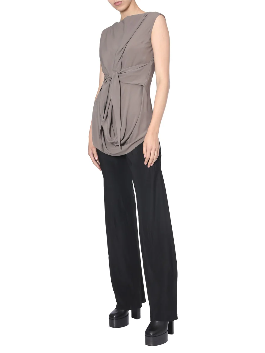 Rick Owens Draped and Knotted Mini Top - Image 2