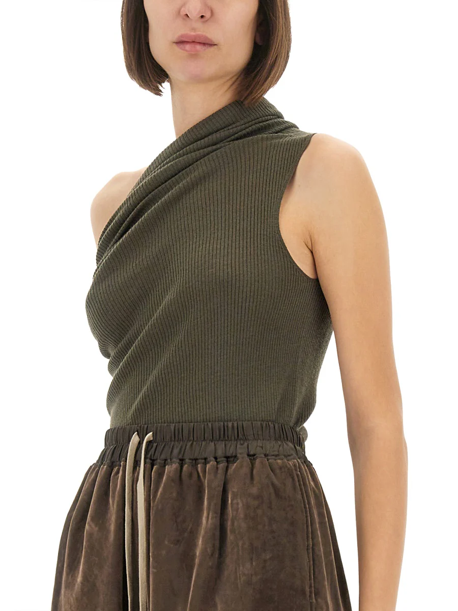 RICK OWENS Draped Sleeveless Top - Image 4