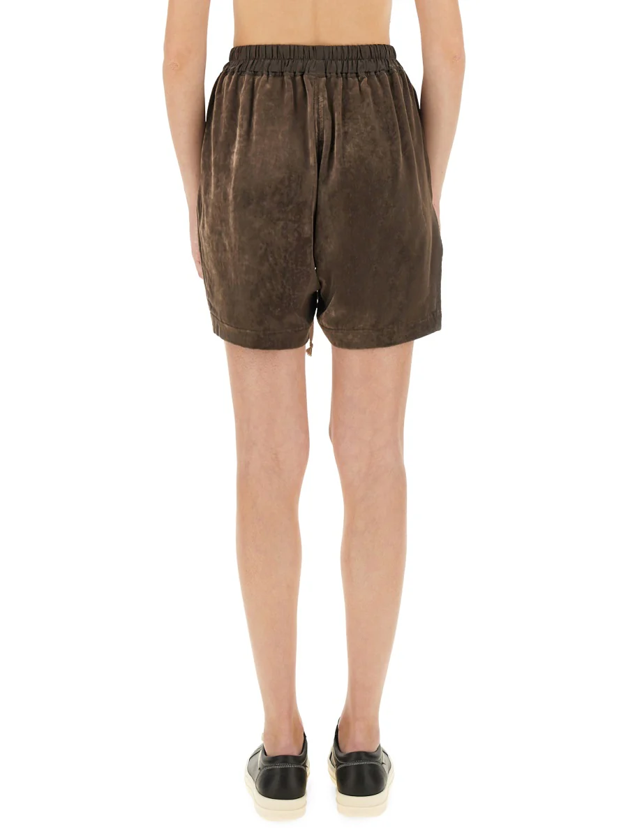 RICK OWENS Drawstring Straight-hem Shorts - Image 4