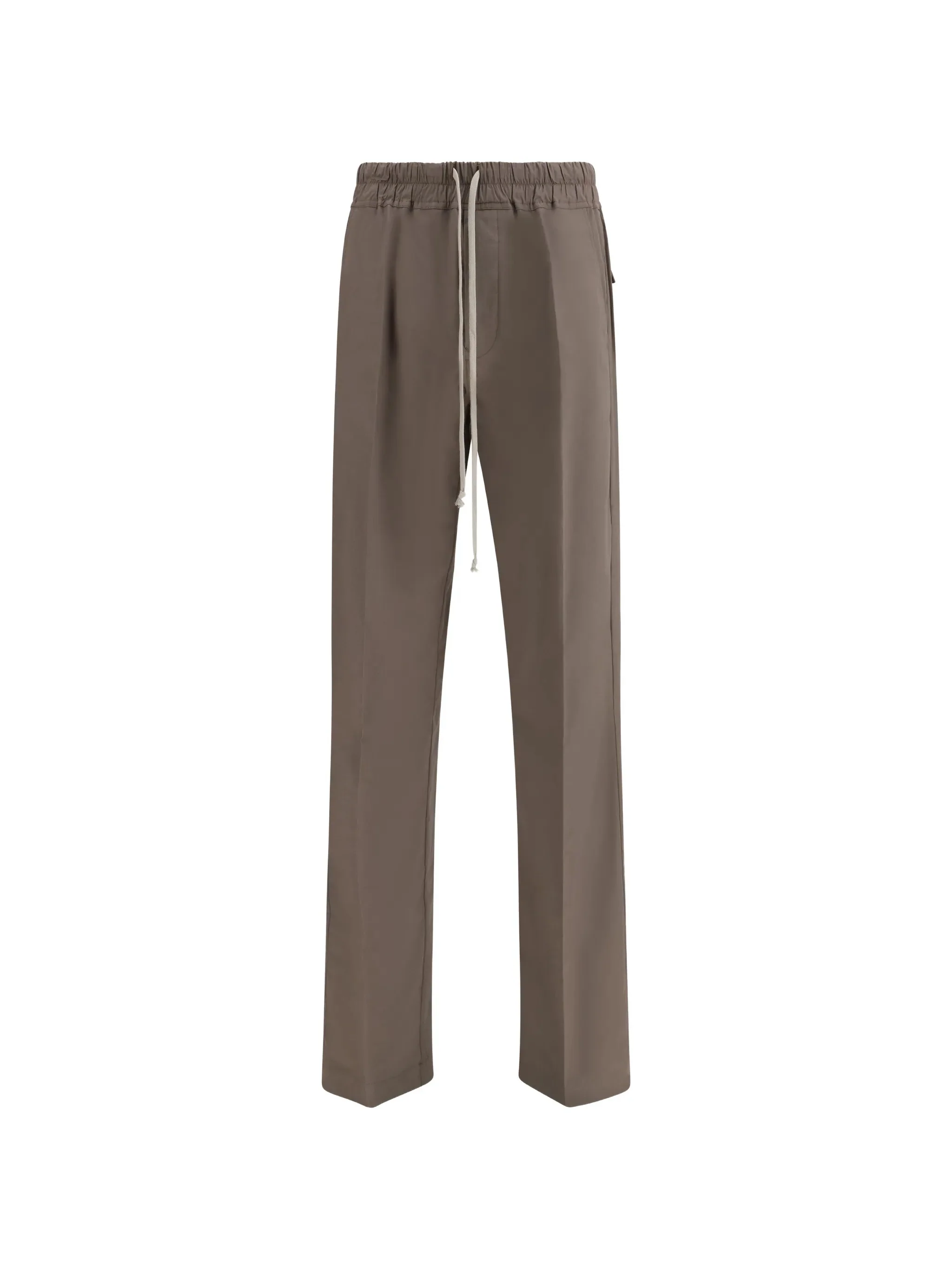 Rick Owens Drawstring Waist Trousers with Slit and Flap Pockets - Size 48