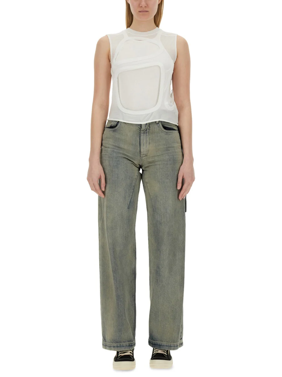 Rick Owens Drkshdw Cut-Out Mini Top - Size S
