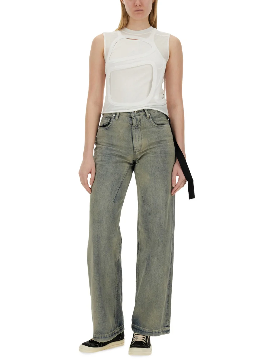 Rick Owens Drkshdw Cut-Out Mini Top - Size S - Image 4
