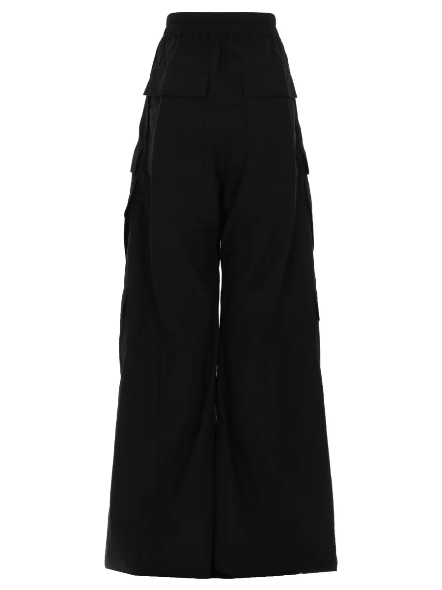 RICK OWENS DRKSHDW DRKSHDW Double Cargo Jumbo Trousers Cotton Women's High Waist - Image 2