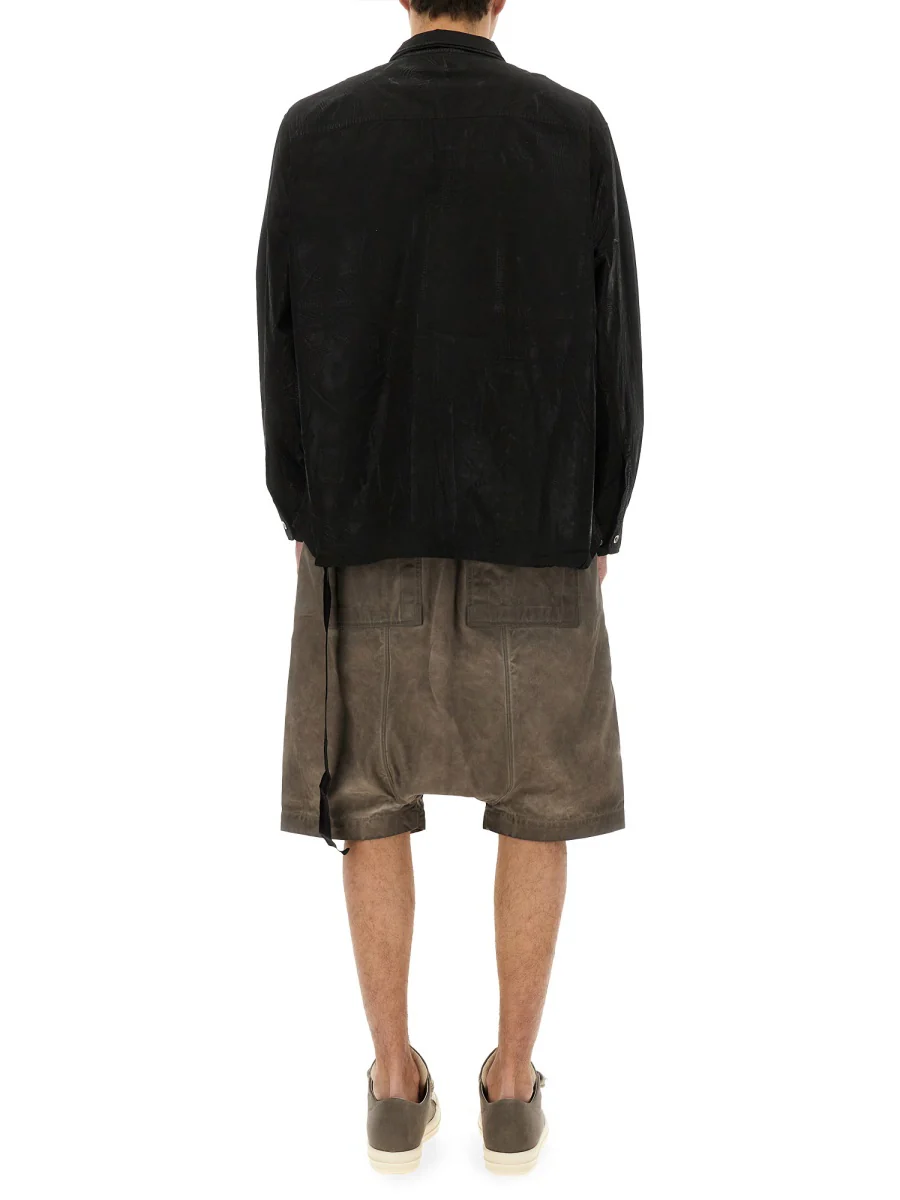 Rick Owens Drkshdw DRKSHDW Jumbo Double-pocket Cotton Shirt - Image 7