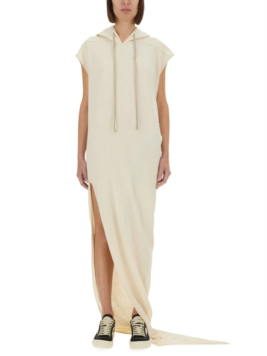 Rick Owens Drkshdw DRKSHDW Long Dress with Hood - Image 5