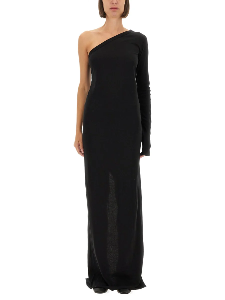 Rick Owens Drkshdw DRKSHDW One-shoulder Long-sleeve Maxi Dress - Image 5