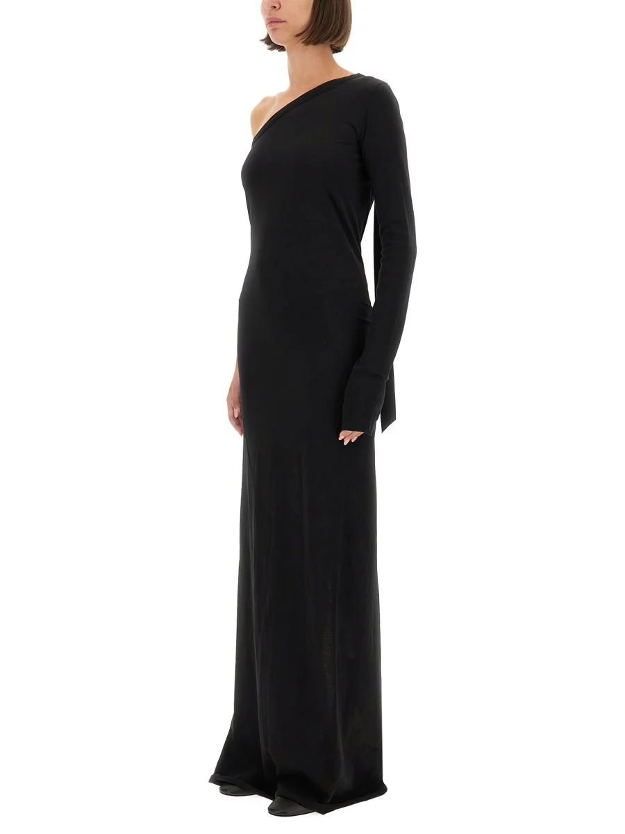 Rick Owens Drkshdw DRKSHDW One-shoulder Long-sleeve Maxi Dress - Image 6