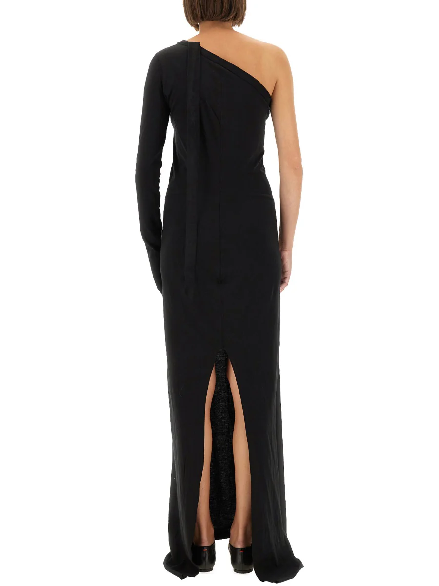 Rick Owens Drkshdw DRKSHDW One-shoulder Long-sleeve Maxi Dress - Image 7