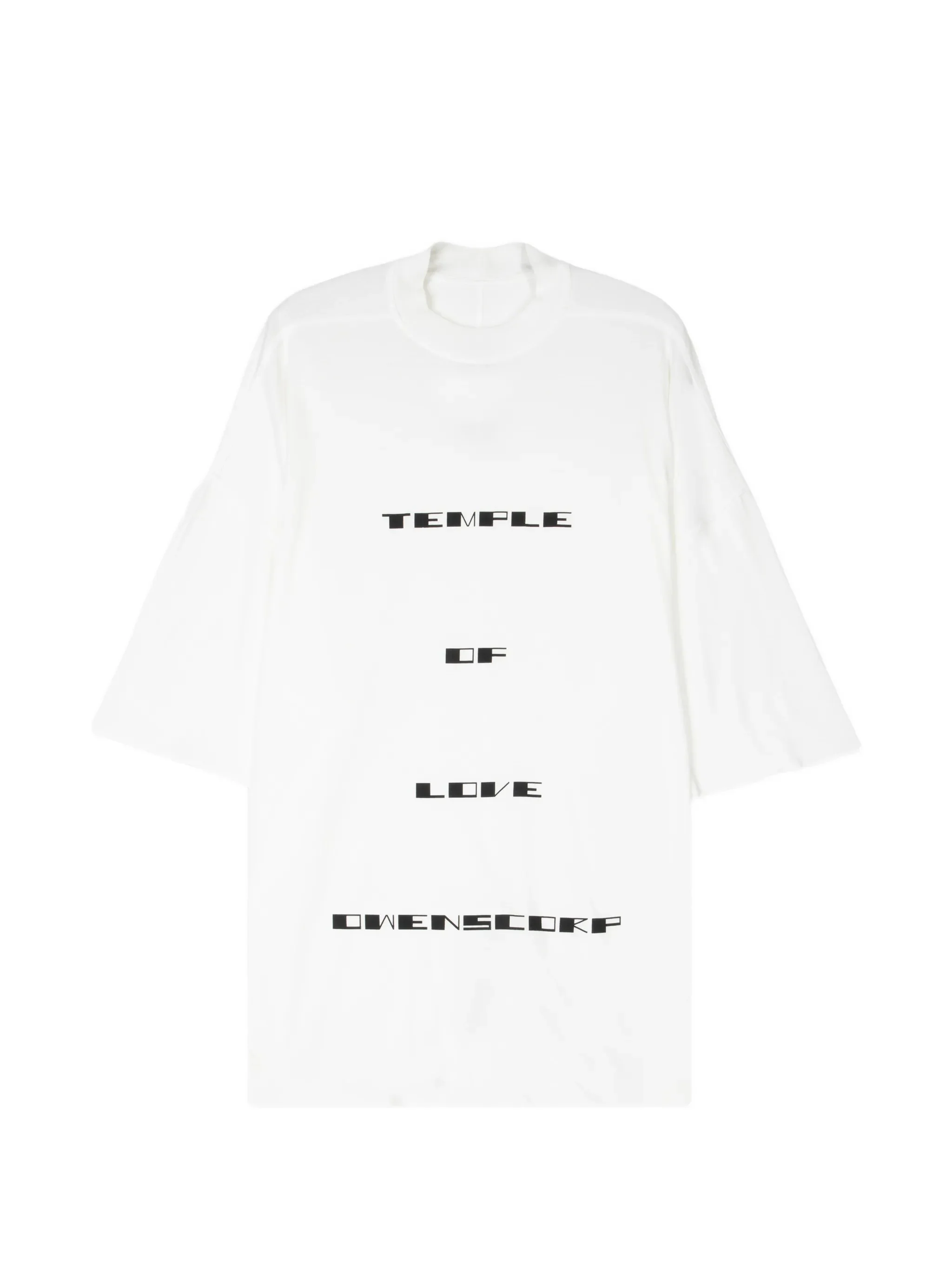 Rick Owens Drkshdw Front Print Relaxed Fit T-Shirt