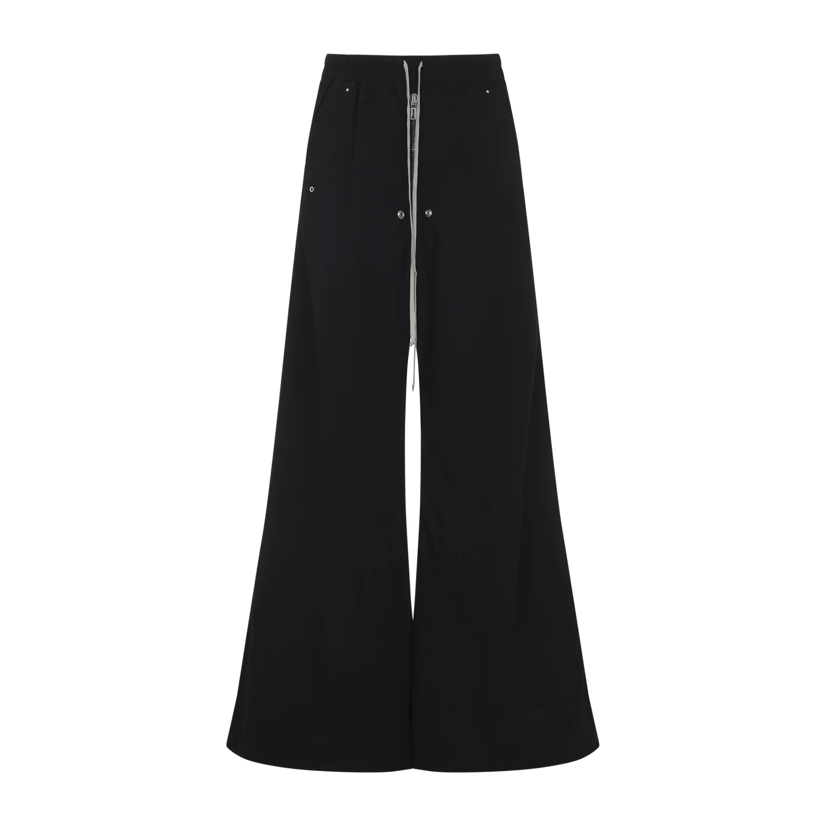 RICK OWENS DRKSHDW Geth Belas - Full-length Low-crotch Wide-leg Cotton Pants - Image 2