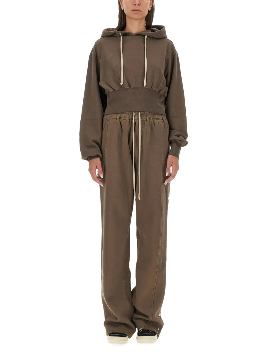 RICK OWENS DRKSHDW Hollywood Cropped Tecsweat Sweatshirt