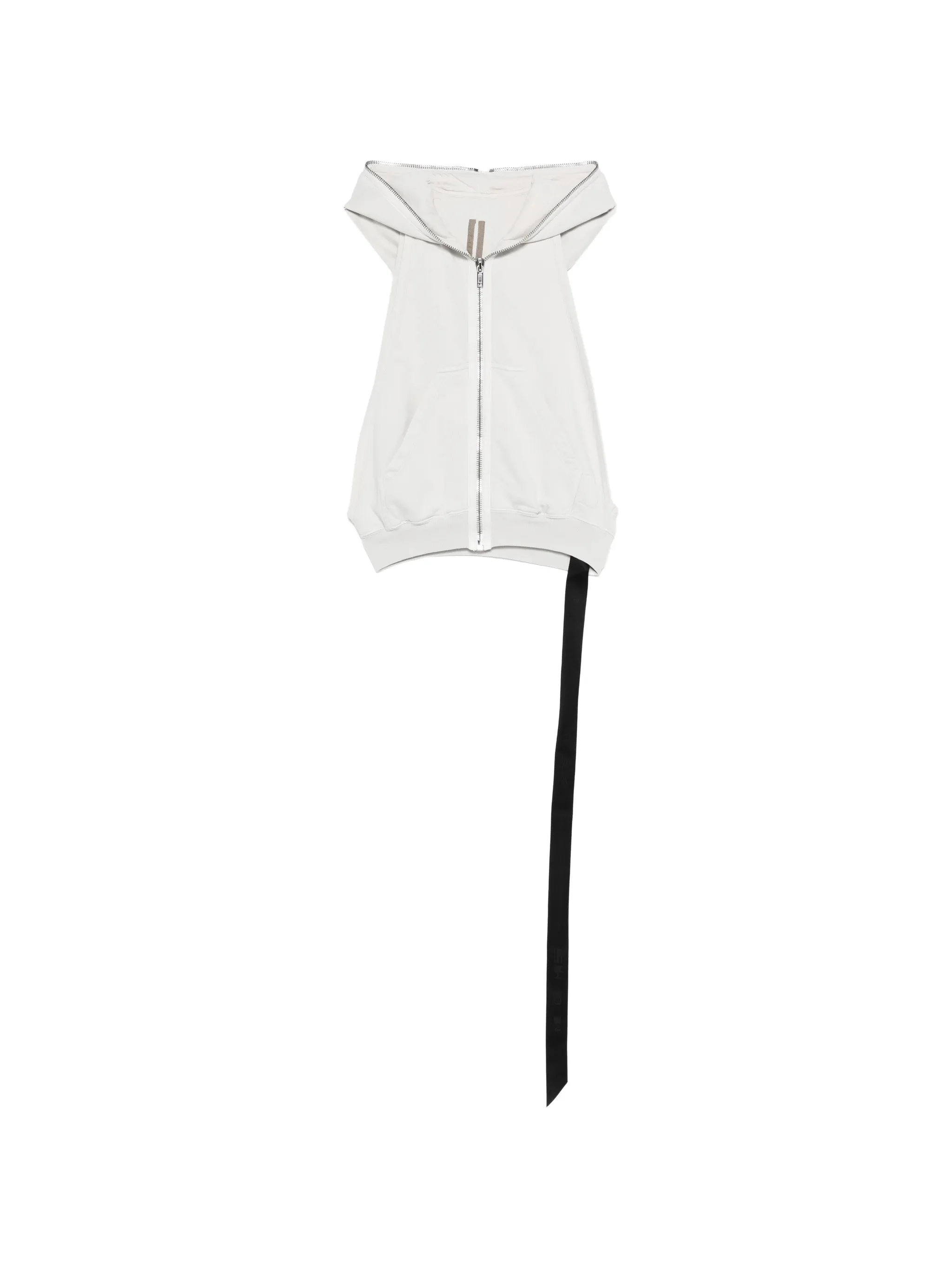 Rick Owens Drkshdw Hooded Mini Sweatshirt with Pouch Pockets - Size S