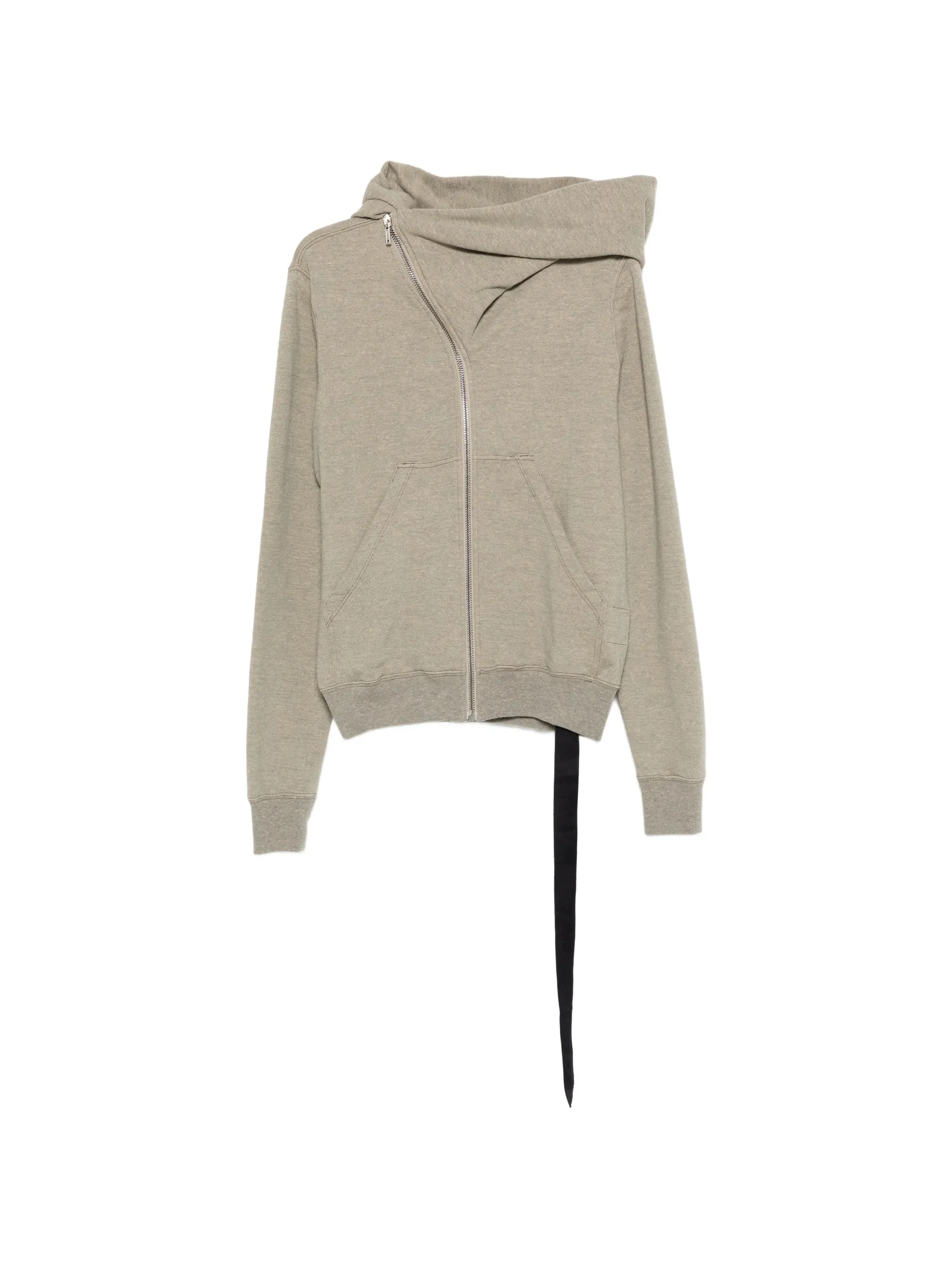 Rick Owens Drkshdw Hooded Zip-Up sweatshirt with Ribbed Hem - Size M