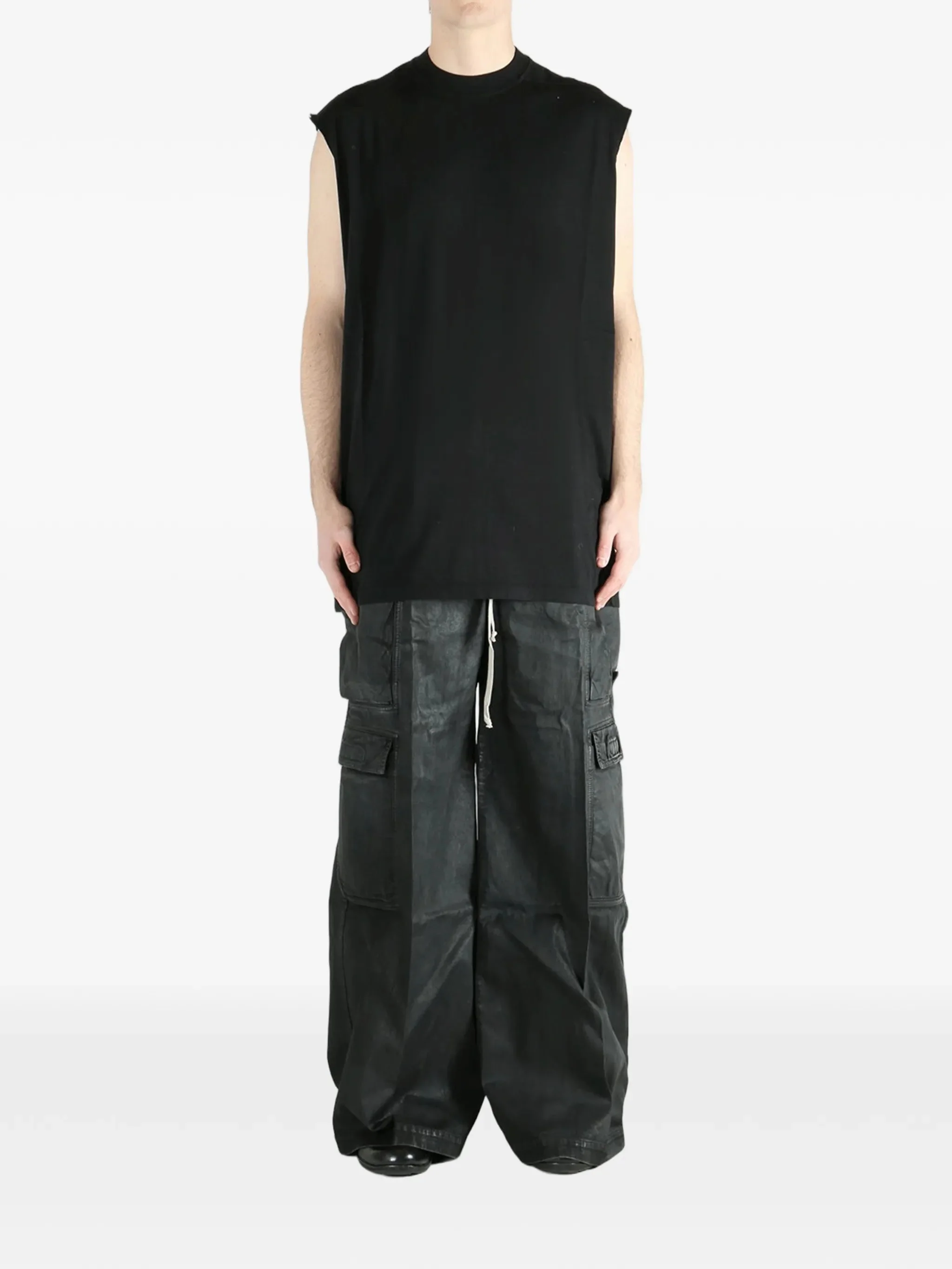 RICK OWENS DRKSHDW Mini Sleeveless Tarp T - Below Hip Length - Image 4